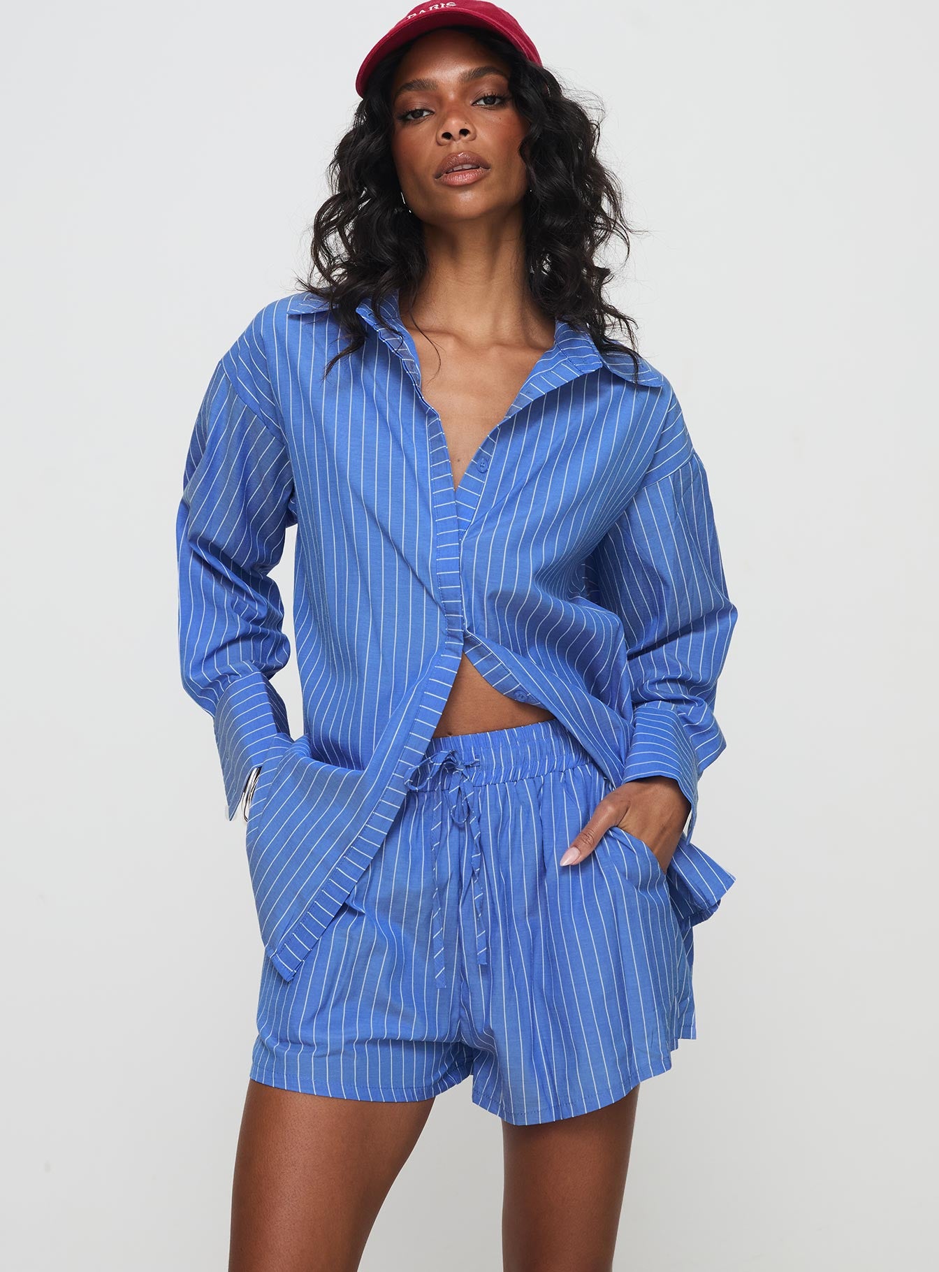 Jellie Set Blue Pinstripe Cheap Discounts