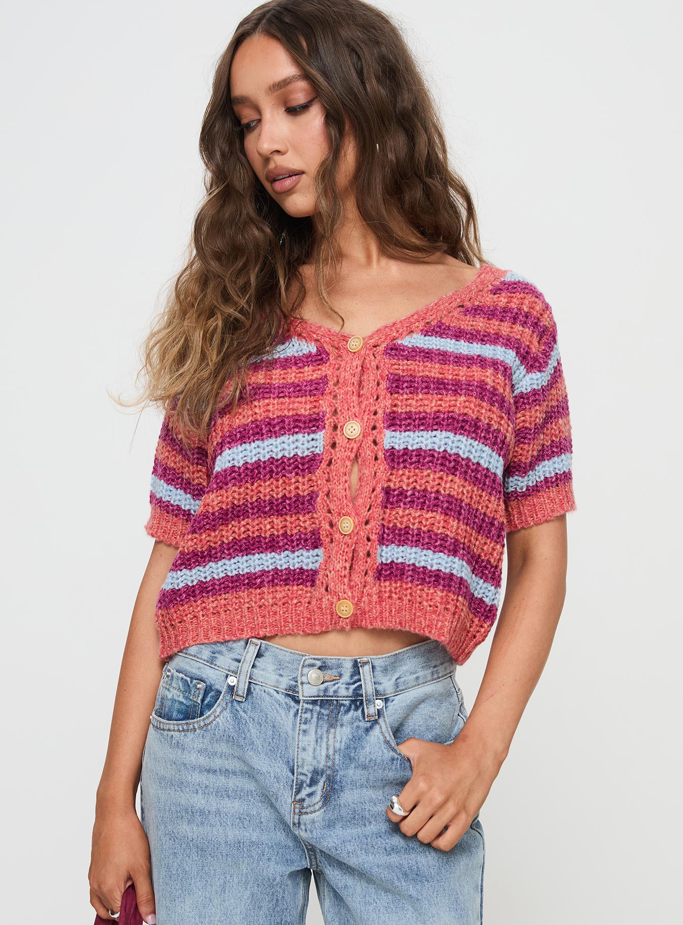 Compassion Knit Cardigan Multi Discount Best Pices