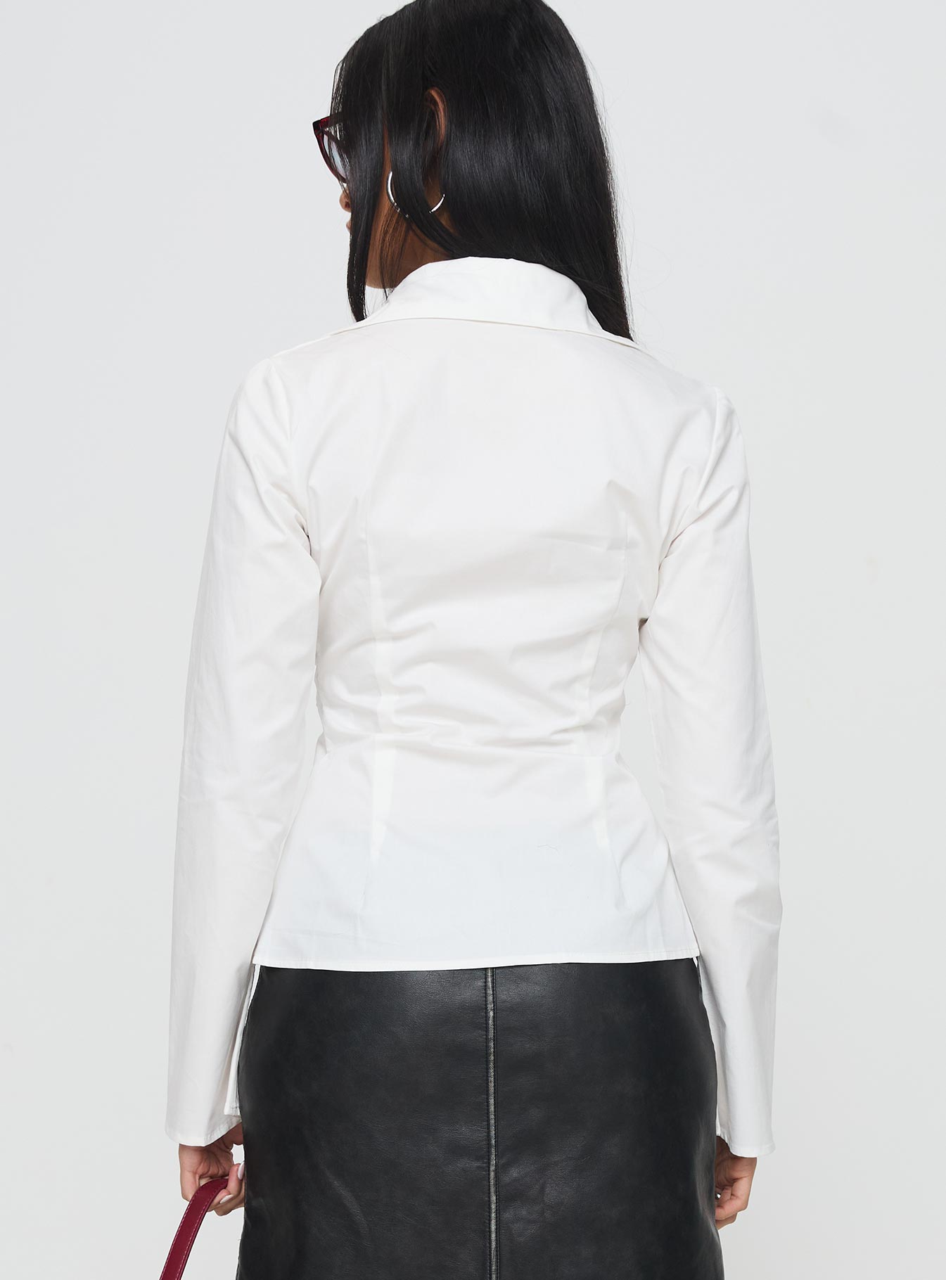 Fleiry Long Sleeve Top White Extremely Cheap Online