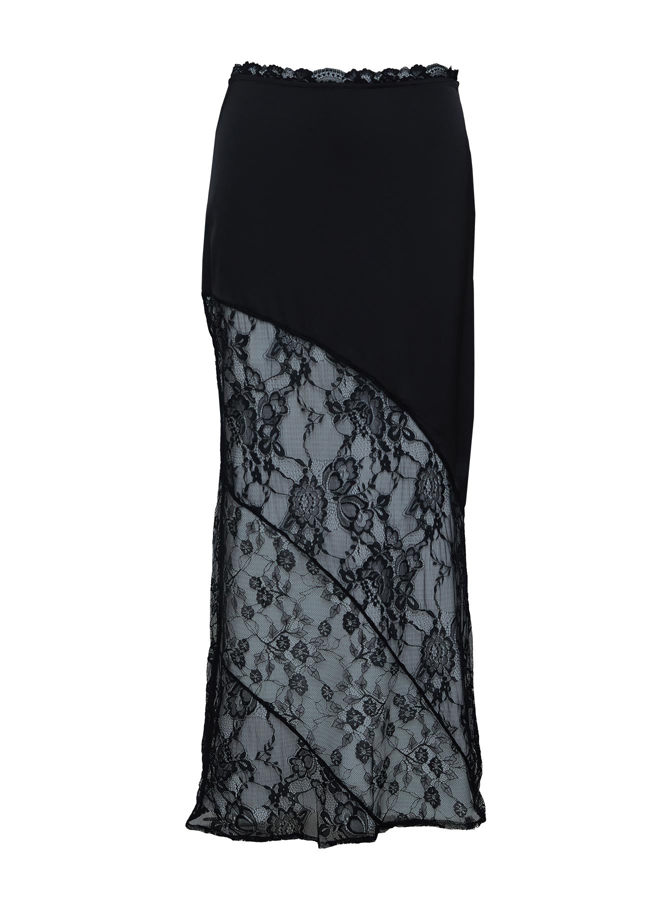 Castelli Lace Maxi Skirt Black Official Site For Sale