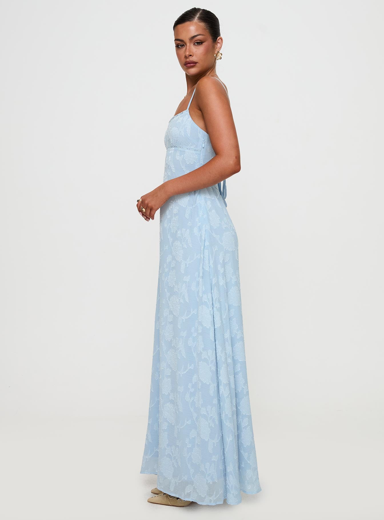 South Of France Maxi Dress Blue Extremely Cheap Online