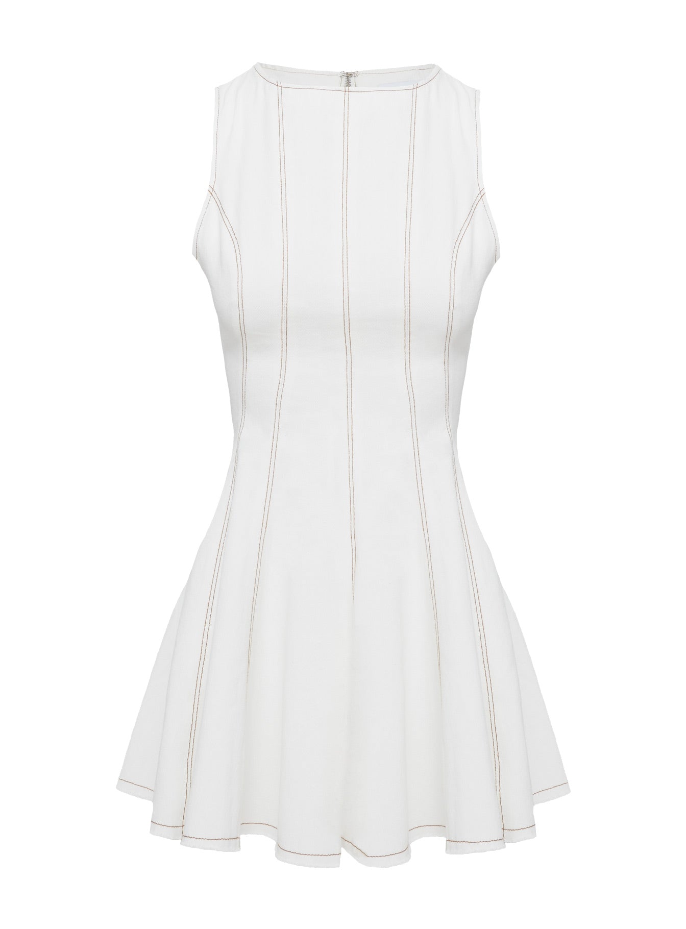 Composure Pleat Mini Dress White Buy Cheap Visit