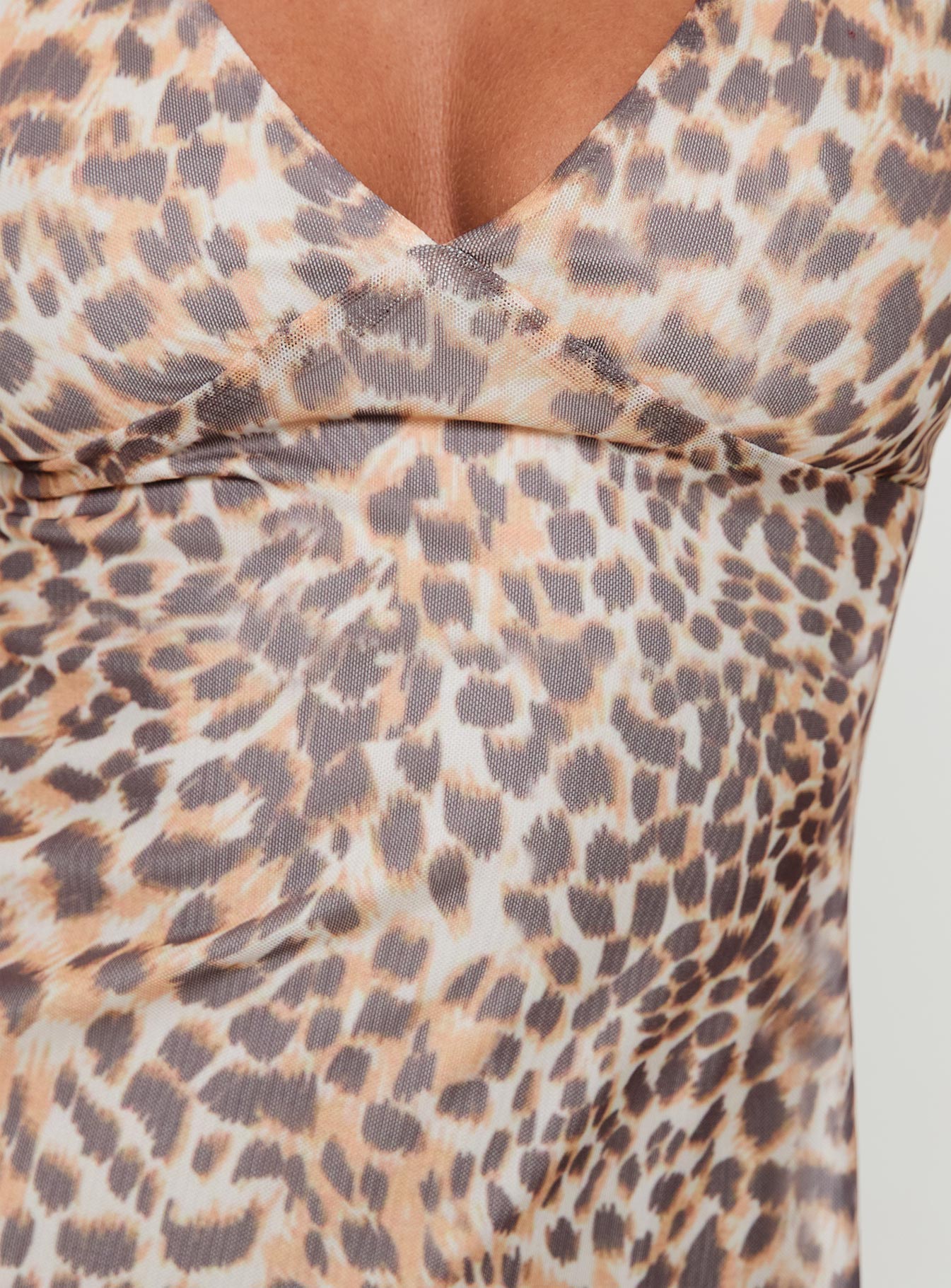 Zuba Mini Dress Leopard Cheap New Arrival