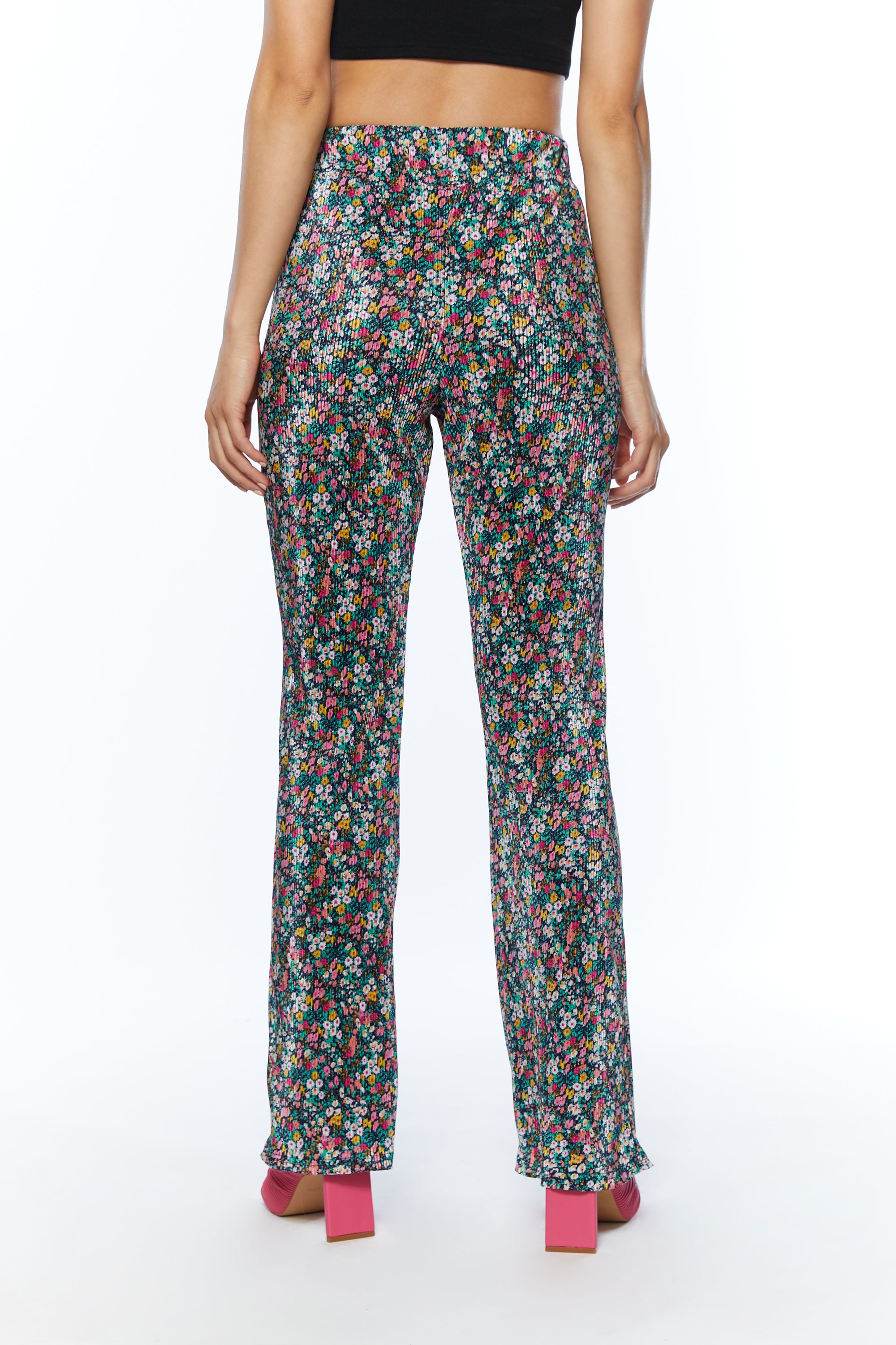 PLEATED FLORAL PANT Wholesale Pice