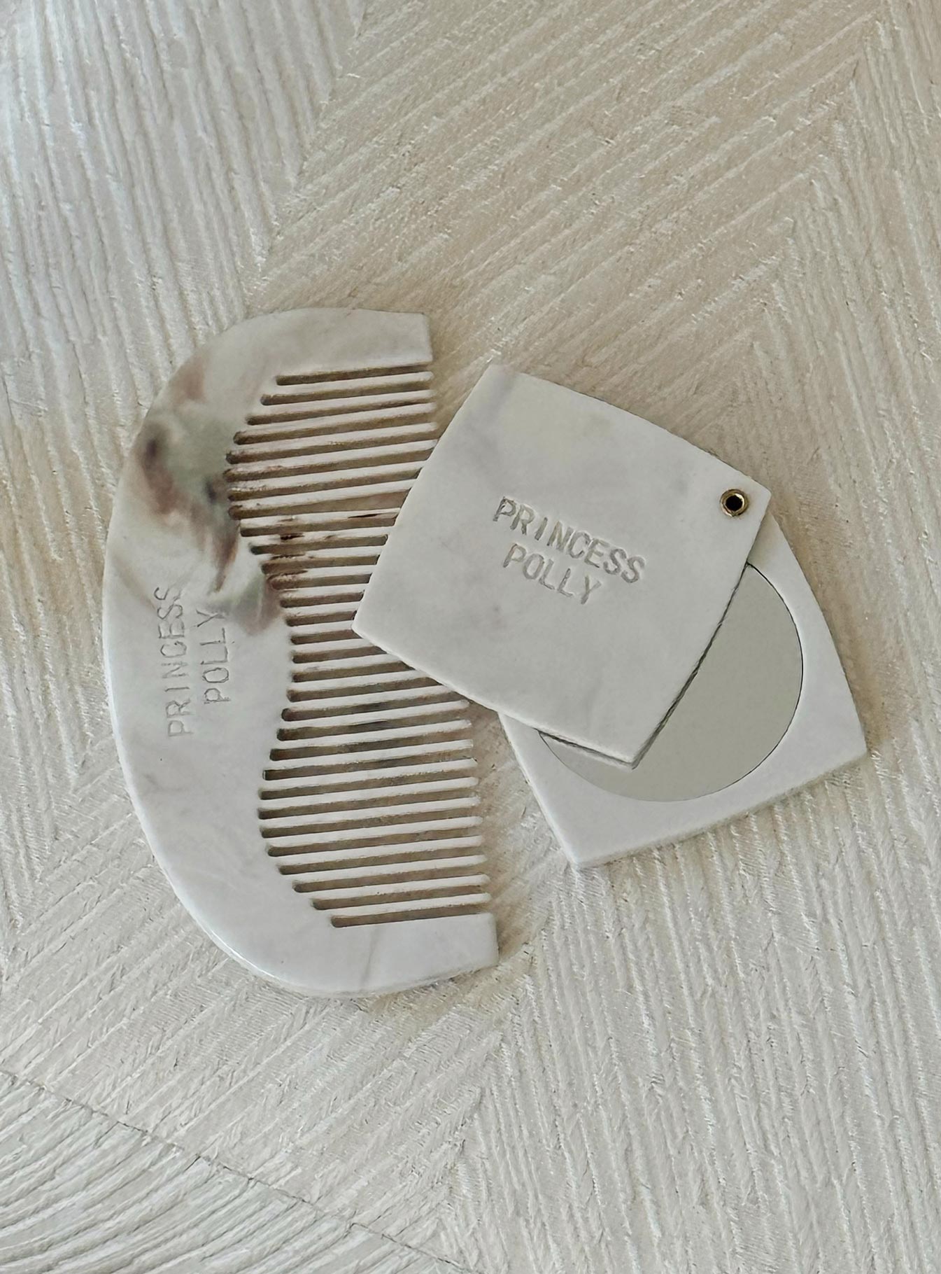 Isabetta Comb And Mirror Pack Cream Sale Explore