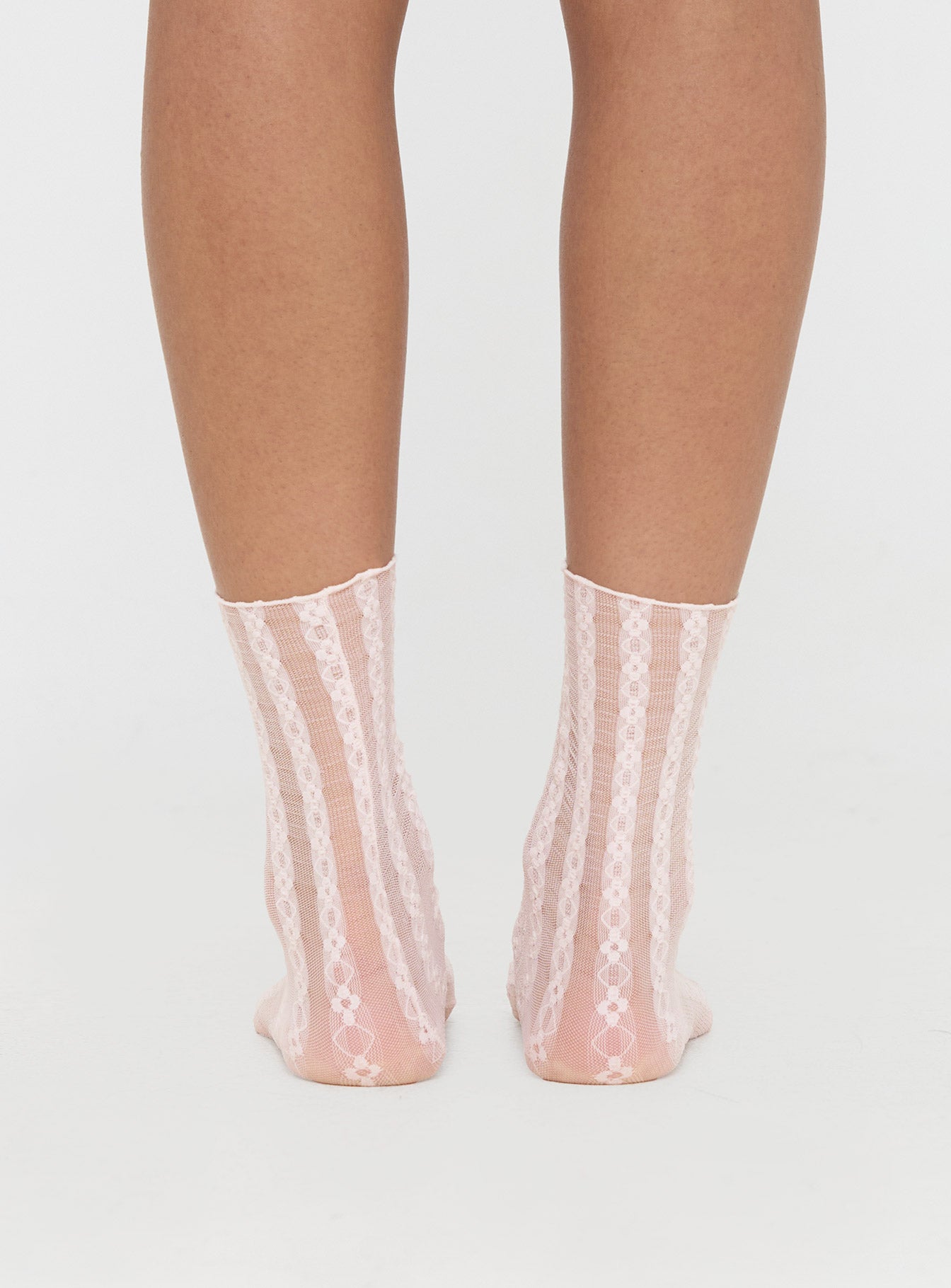 Spanlow Sheer Socks Pink Cheap Usa Stockist