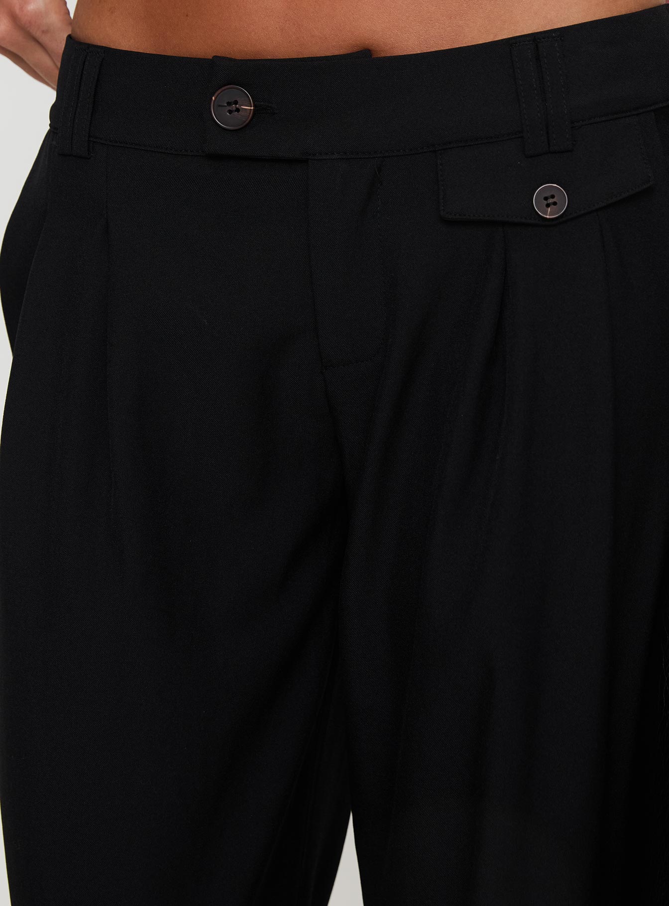 Sallon Low Rise Pants Black Grey Outlet Store Online