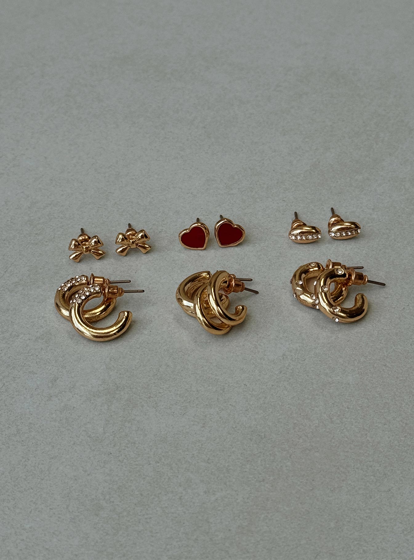 Latch Earring Pack Gold Sast Online