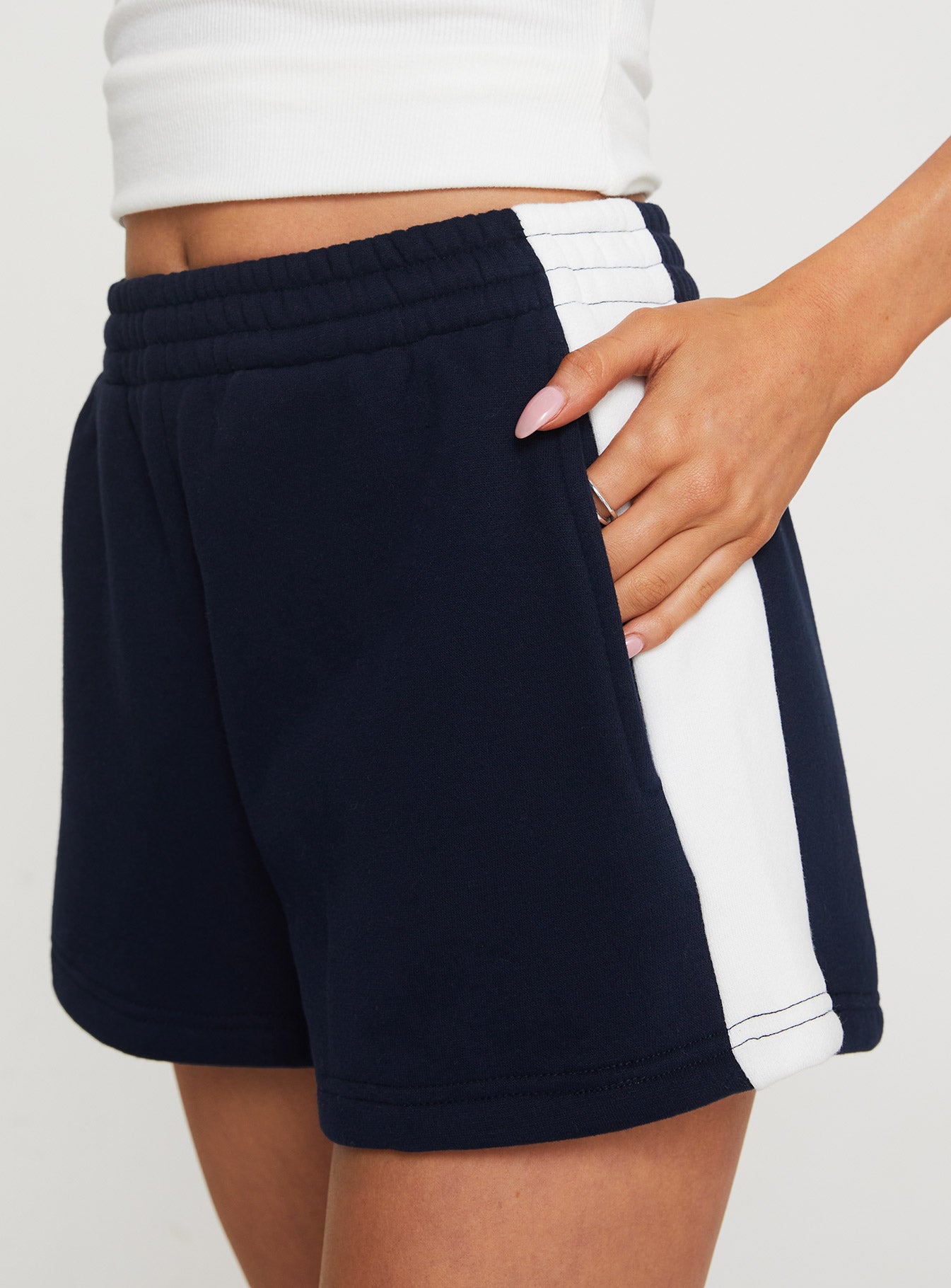 Liora Short Navy Wide Range Of Online