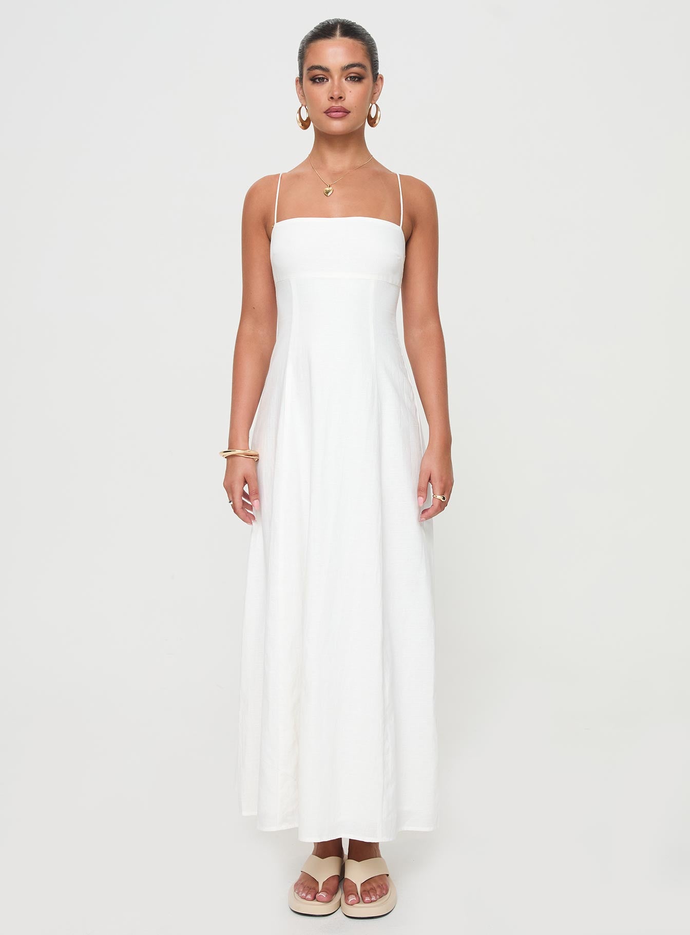 Brightwell Maxi Dress White Free Shipping Genuine