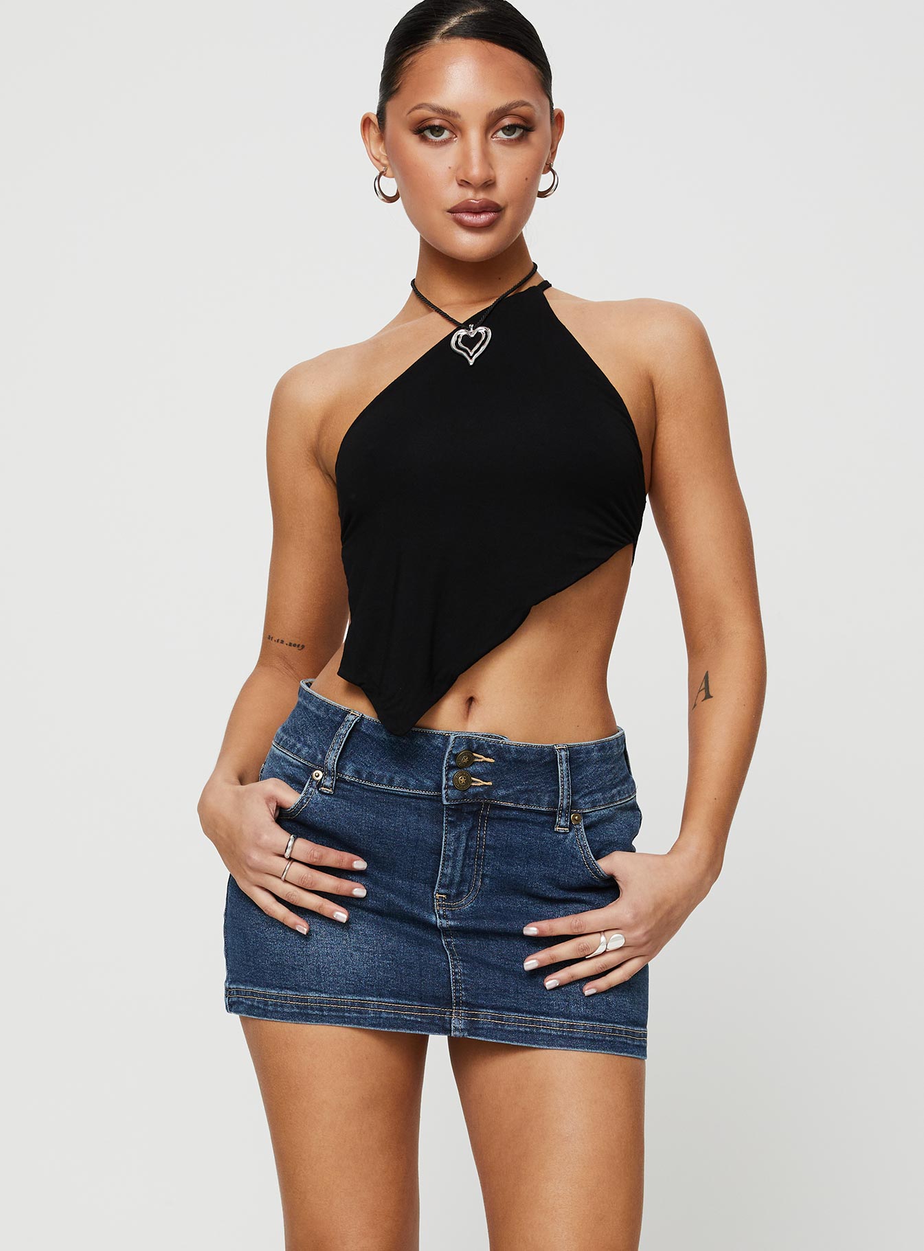 Faya Low Rise Mini Denim Skirt Vintage Dark Wash Tall Discount Outlet Locations