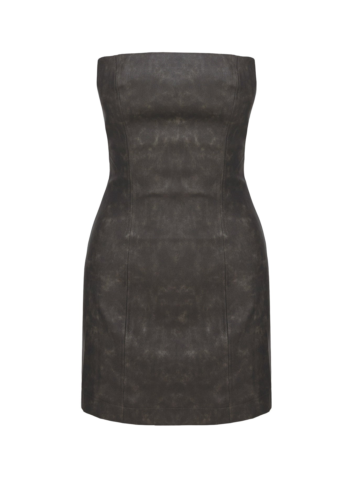 Hailey Strapless Mini Dress Grey Hot Sale Online