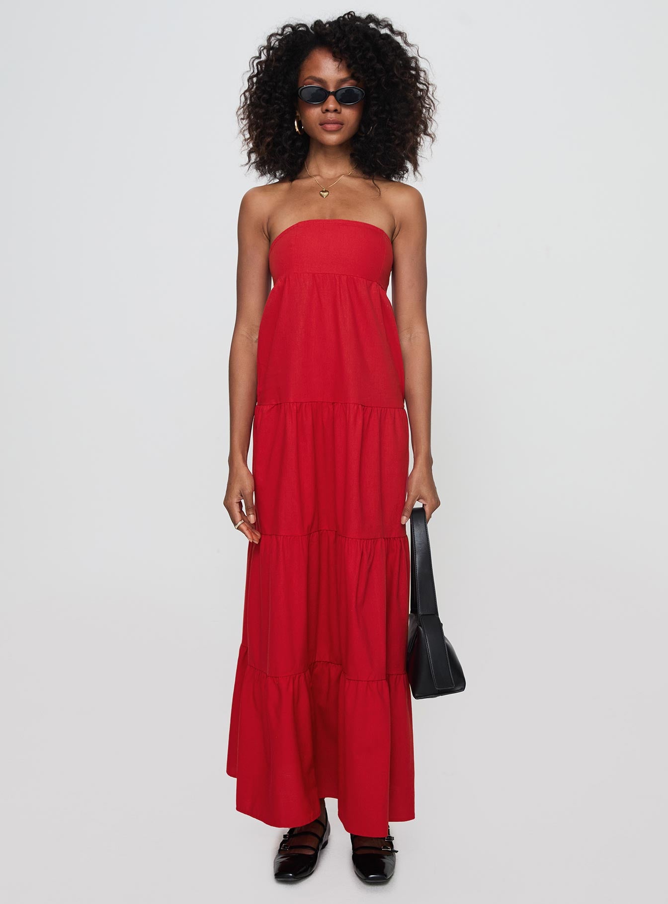 Kazia Maxi Dress Red For Sale Online