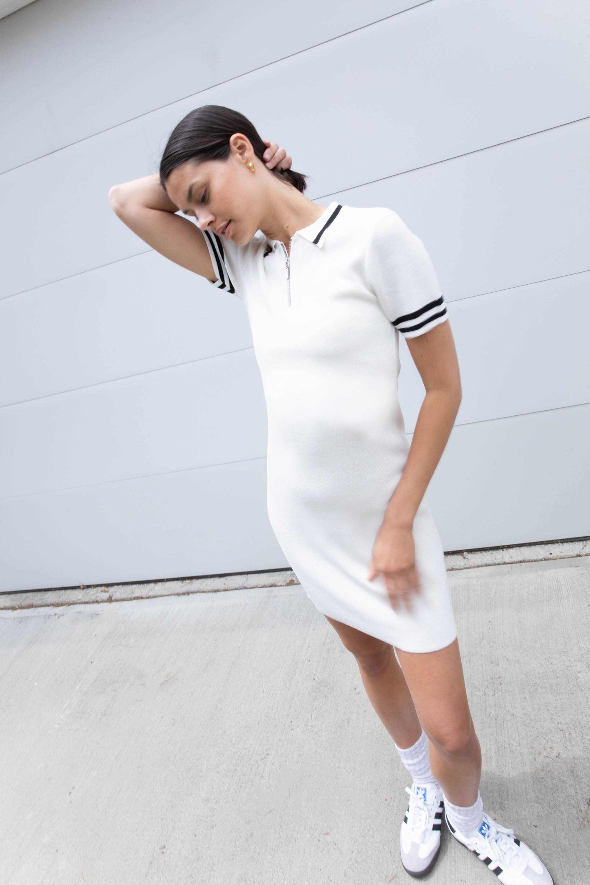 MINI KNIT COLLARED DRESS Buy Cheap Eastbay