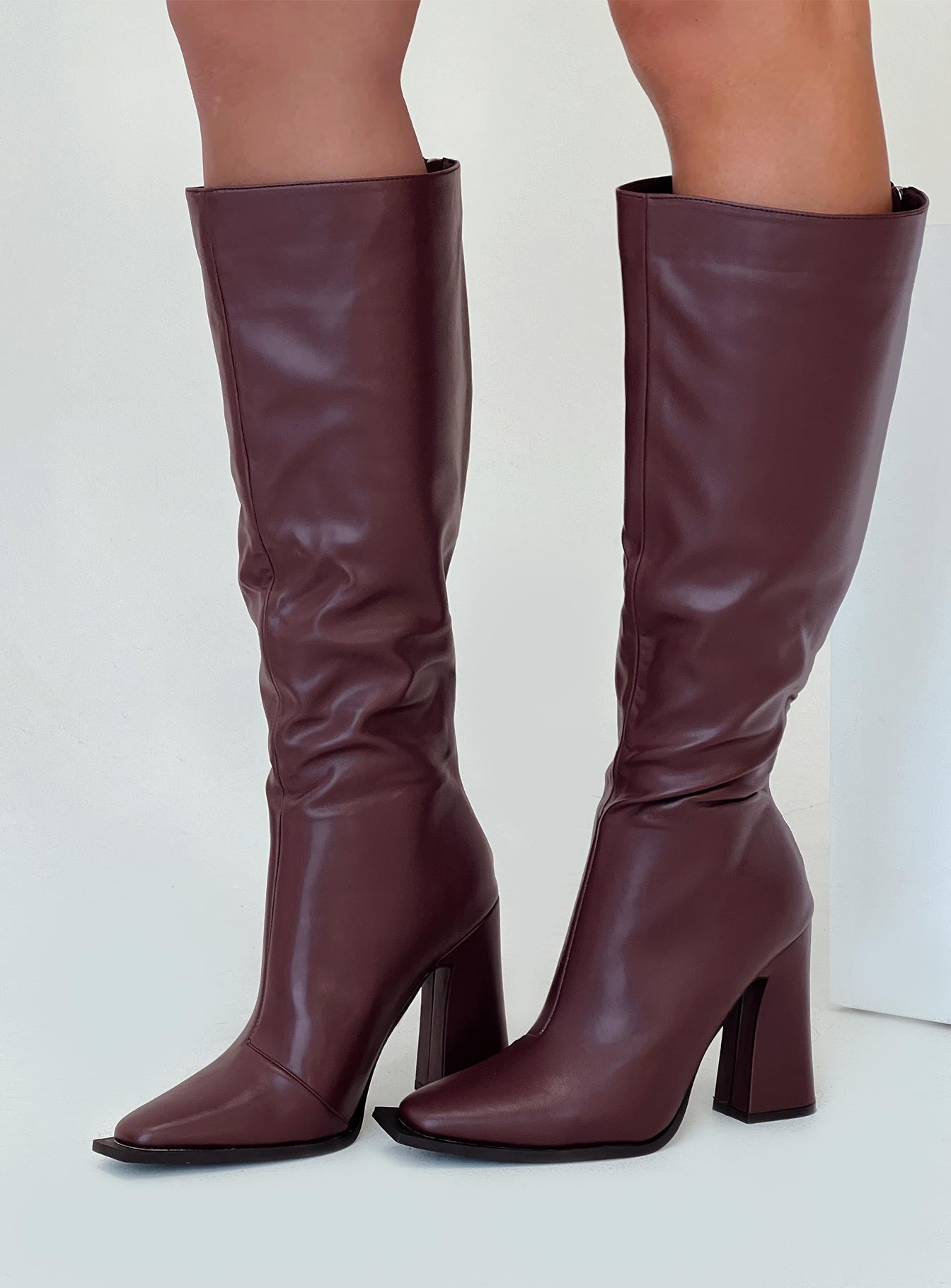 Keeley Boots Matte Burgundy Cheap The Cheapest