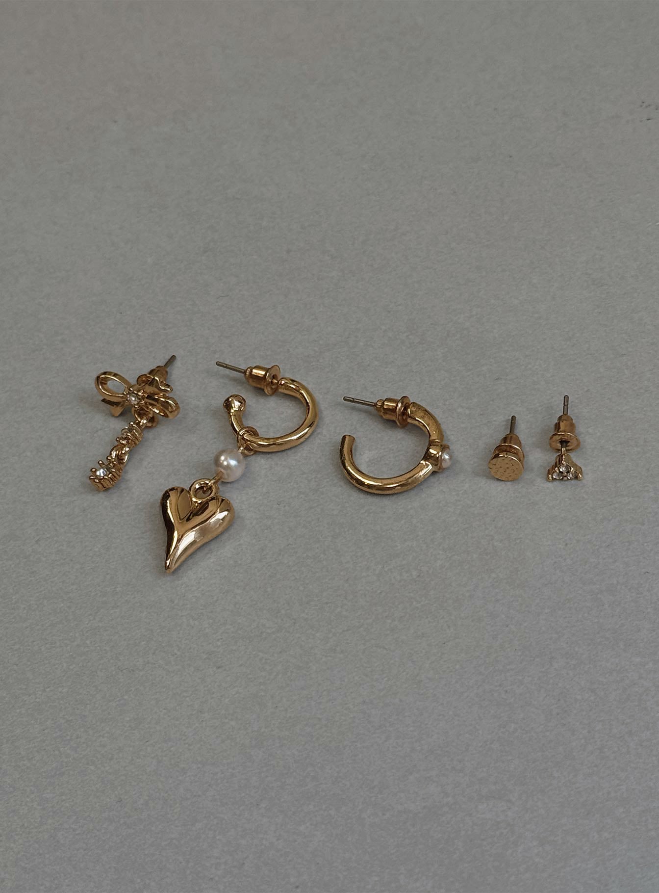 Honeymoon Earring Pack Gold Free Shipping Fast Delivery