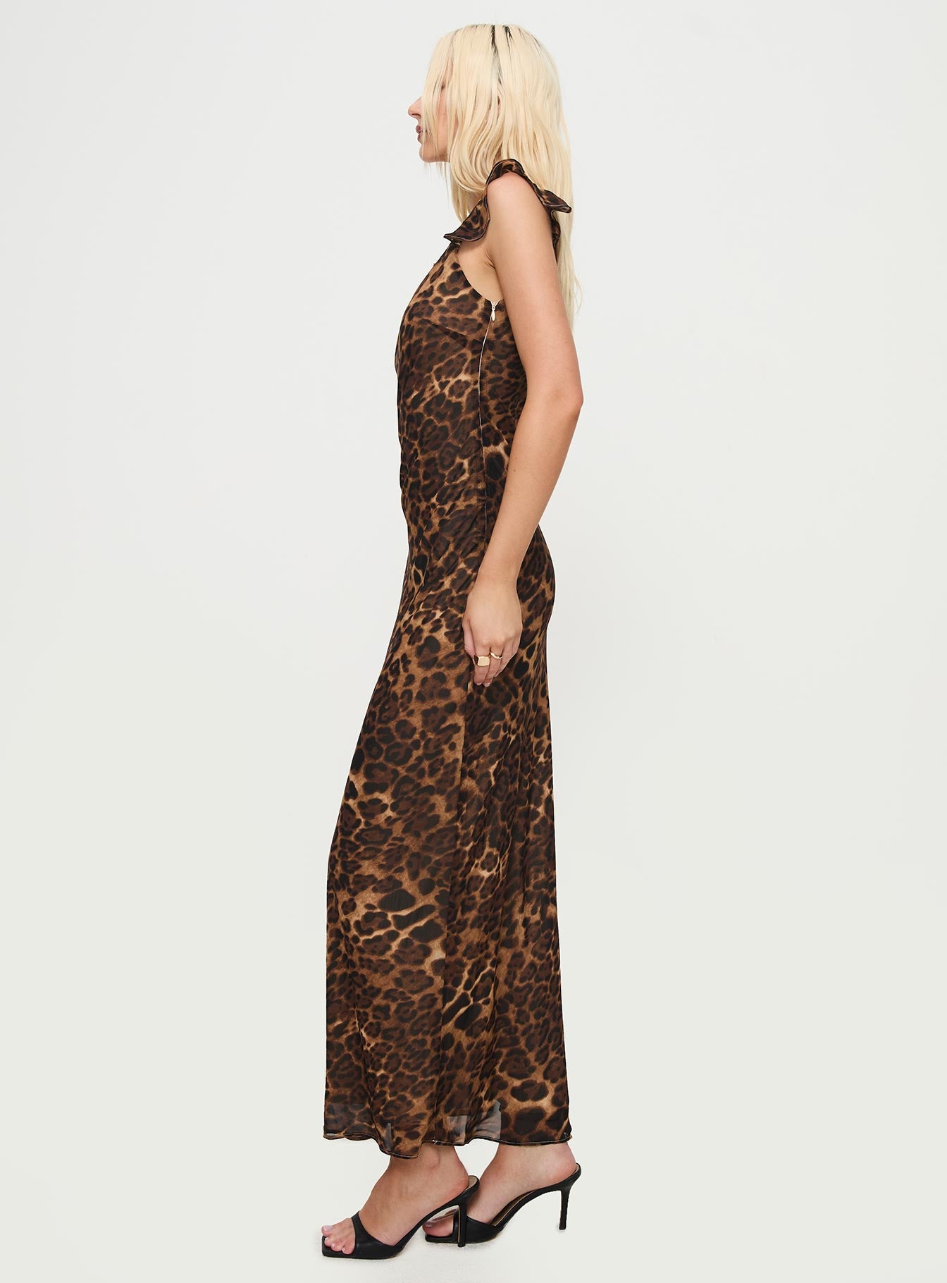 Channelle Maxi Dress Leopard Discount Best Place