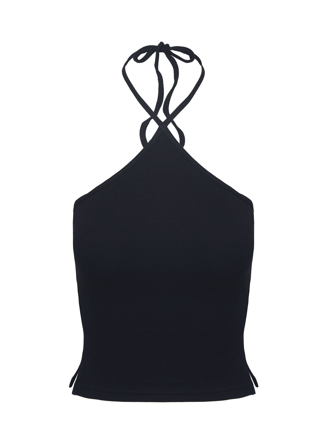 Baseline Halter Rib Top Black For Nice Cheap Online