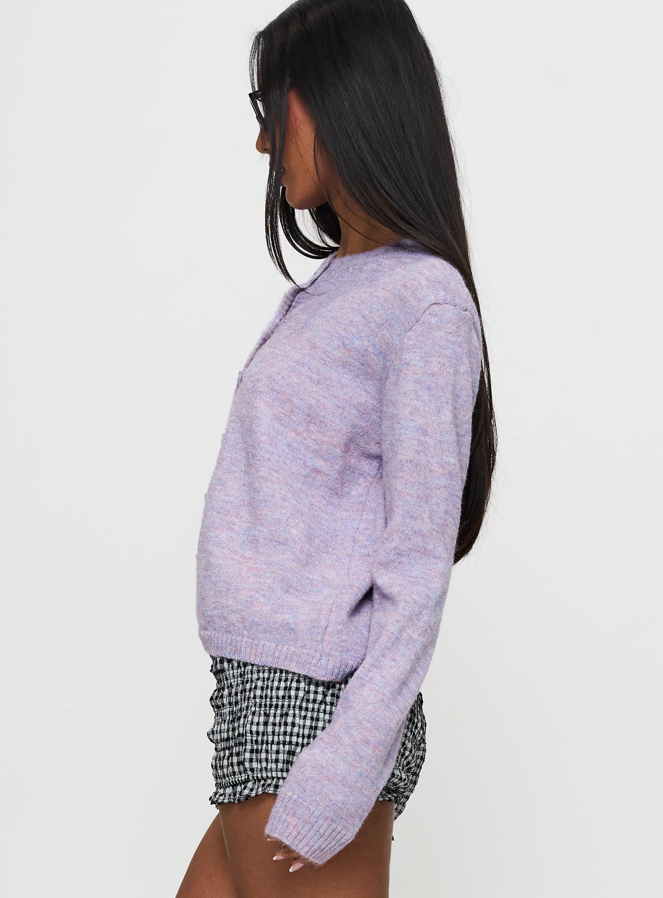 Denmark Cardigan Lilac Sale Wholesale Pice