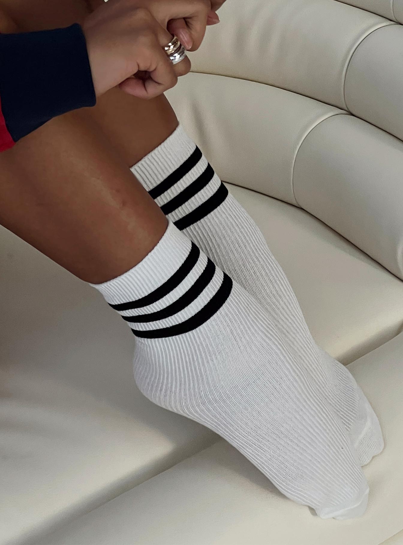 Lilt Crew Socks White Outlet Store Online