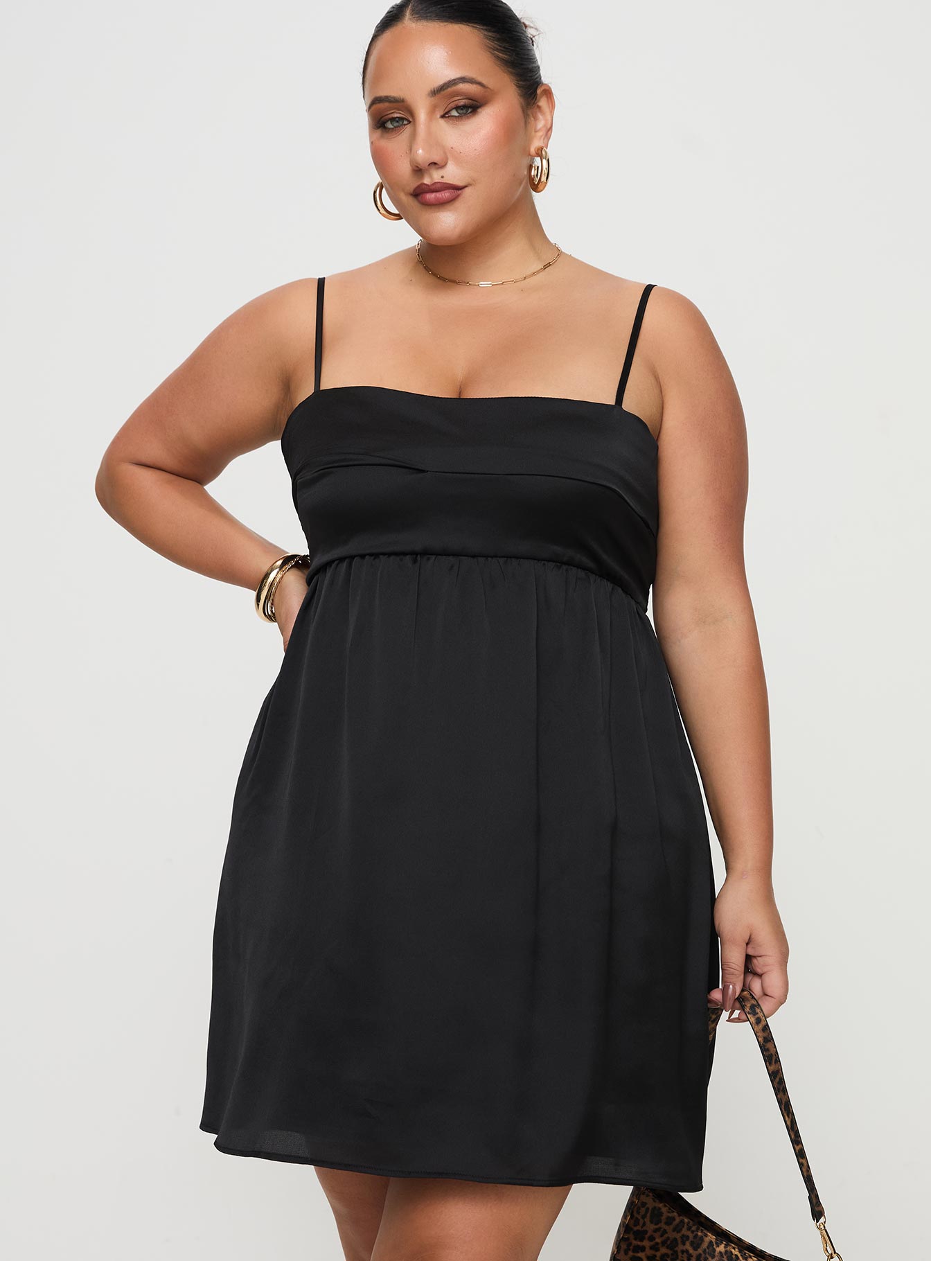 Ortega Mini Dress Black Curve 2025 Online