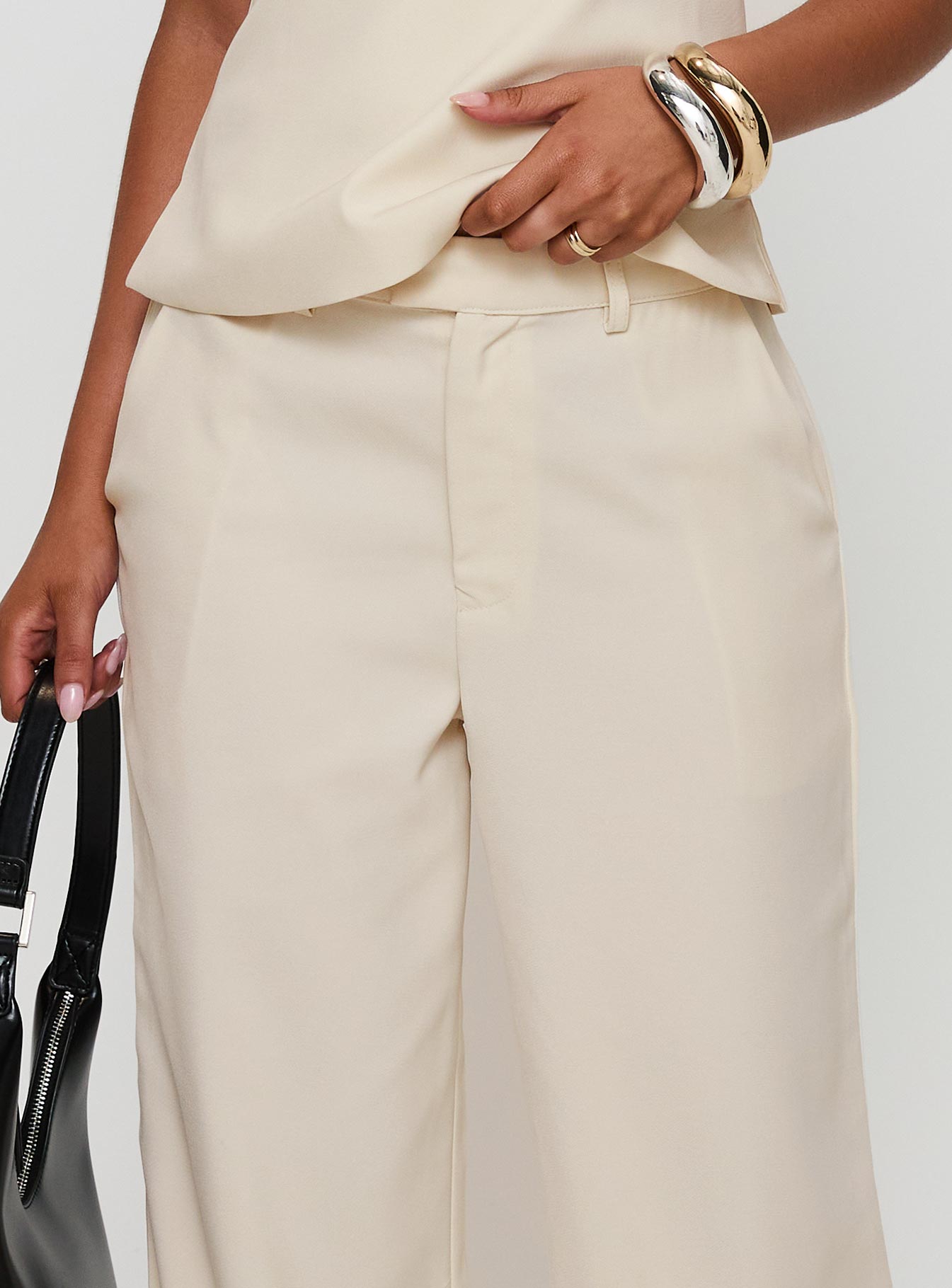 Irresistible Wide Leg Pant Cream Cheapest Online