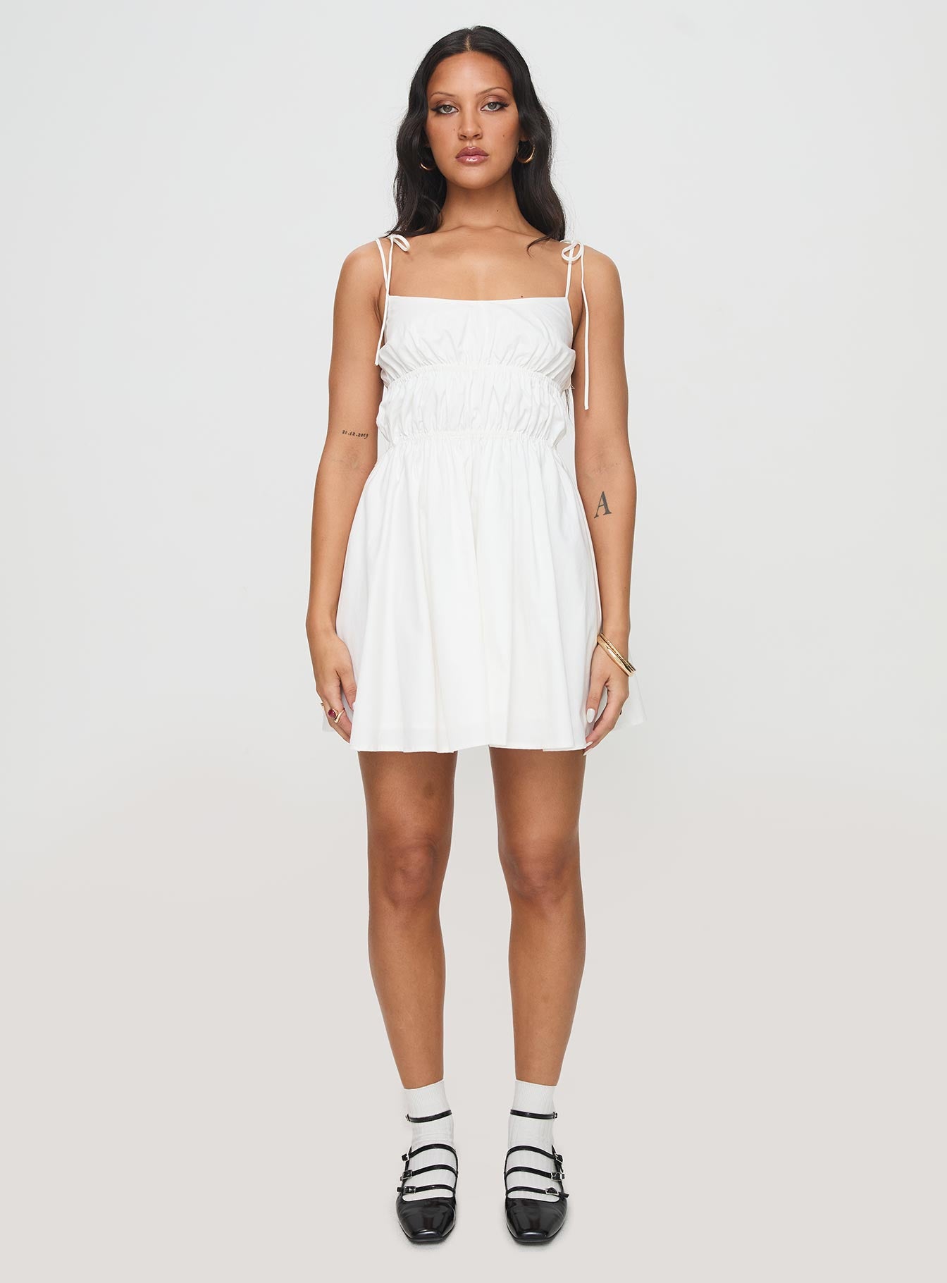 Jacksonne Mini Dress White Cheap Online Store Manchester