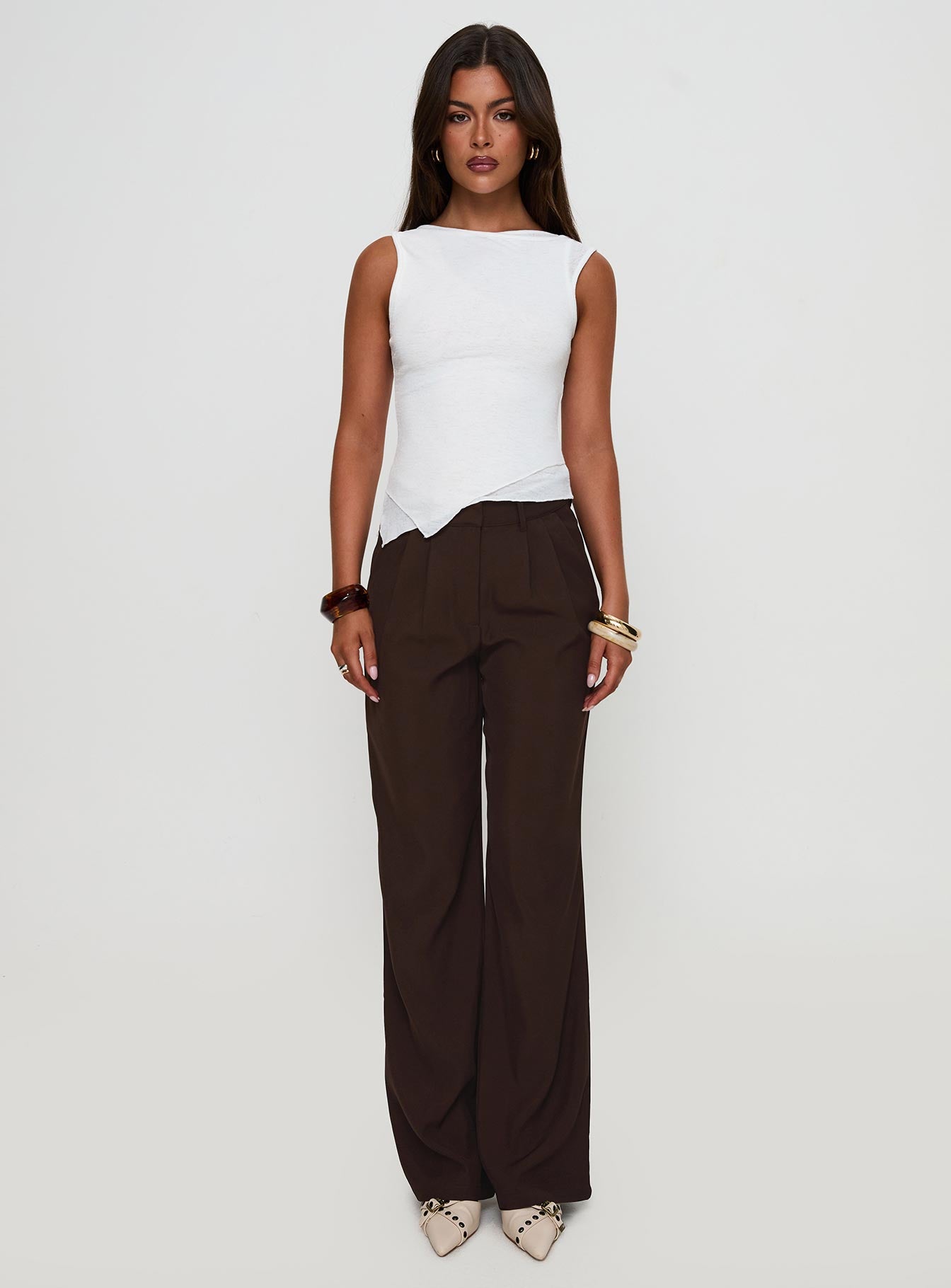 Ambient Wide Leg Pant Chocolate Cheap Sale Manchester Great Sale