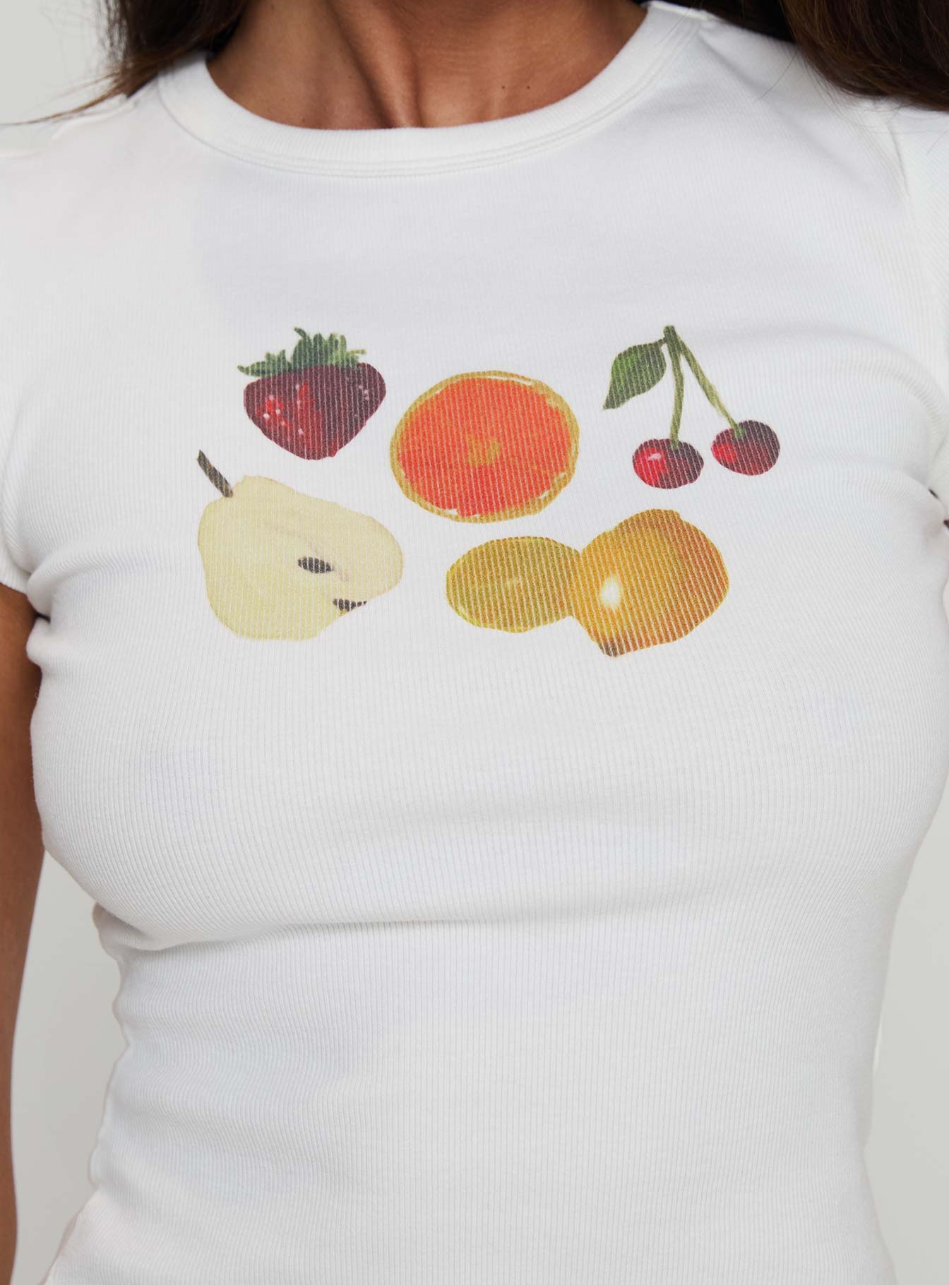 Fruit Salad Tee White Multi Cheapest Cheap Online