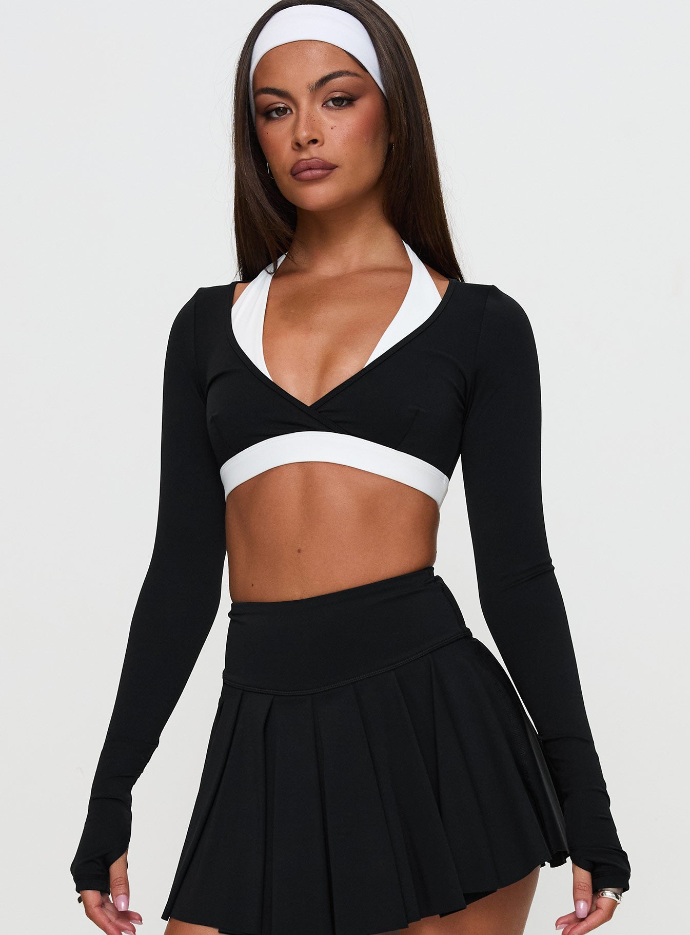 Vitality Long Sleeve Active Crop Black Discount Codes Really Cheap