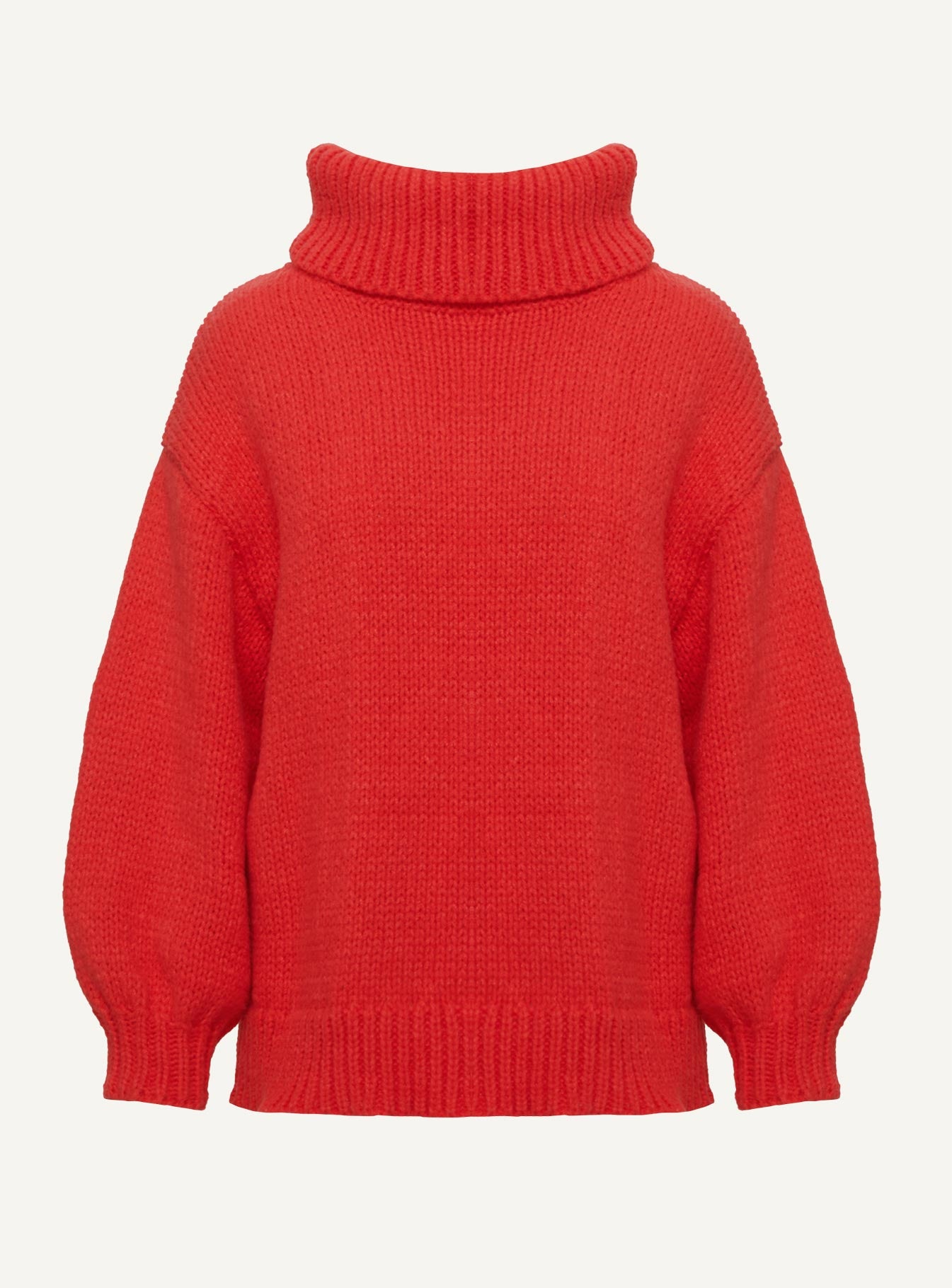 Let Love In Knit Sweater Red Big Discount Online