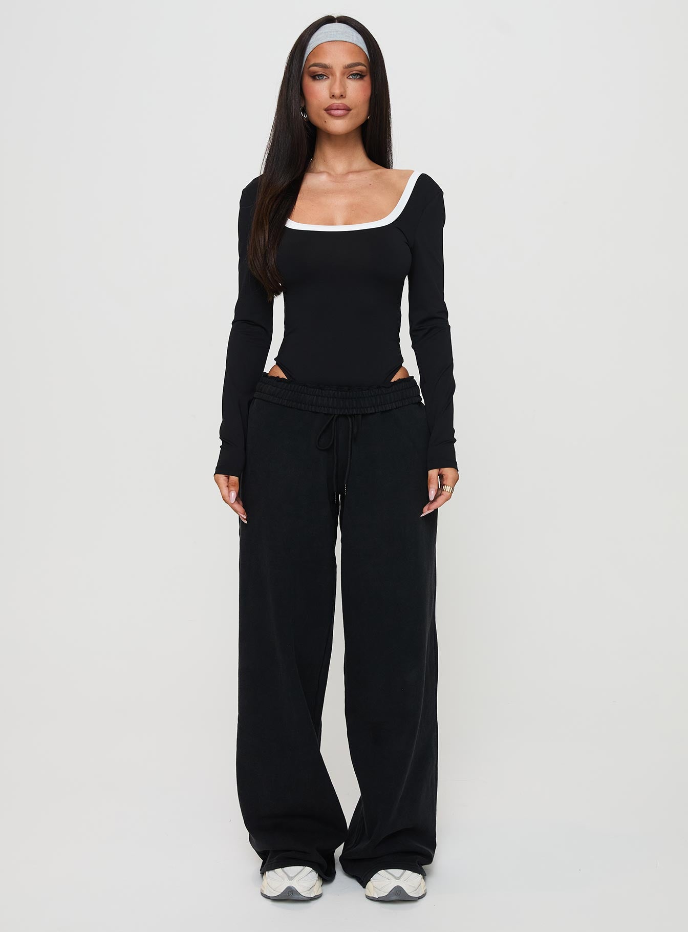 Ender Contrast Trim Bodysuit Black Great Deals Sale Online