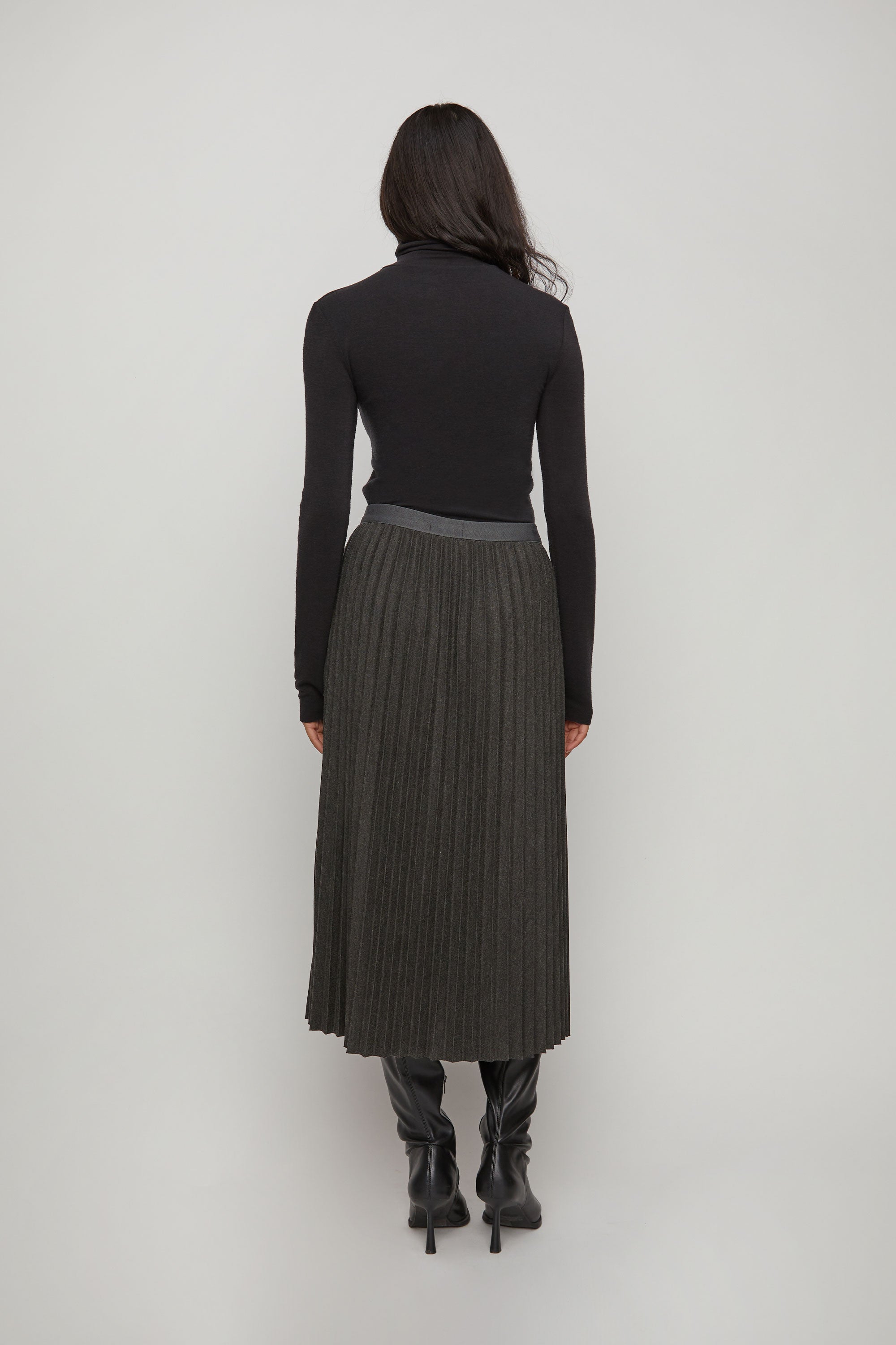 PLEATED MIDI SKIRT Free Shipping Release Dates