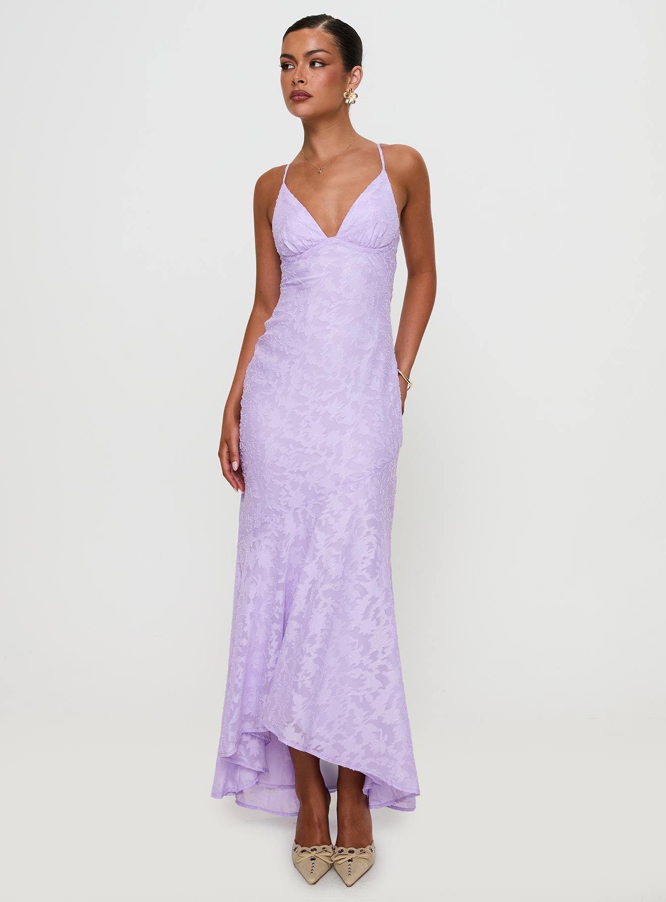 Cyrene Maxi Dress Lilac Collections