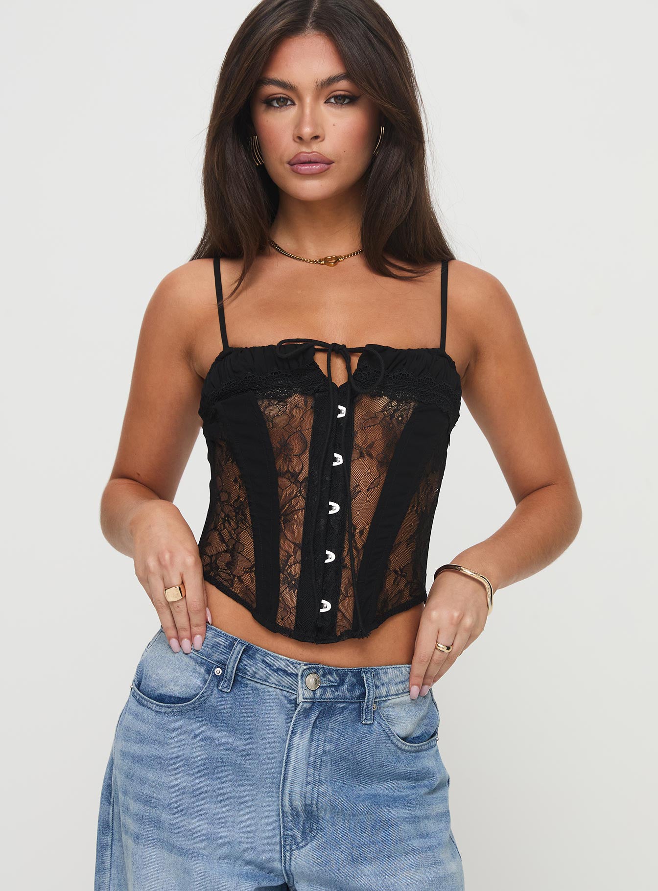 Sambo Corset Top Black Pices For Sale