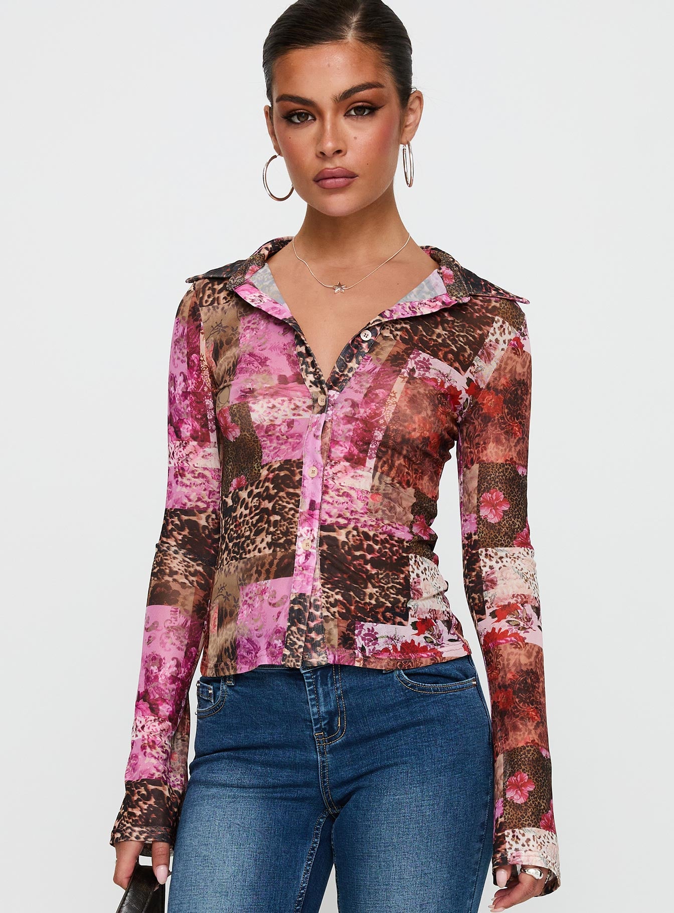 Maribou Long Sleeve Top Multi Deals Cheap Pice