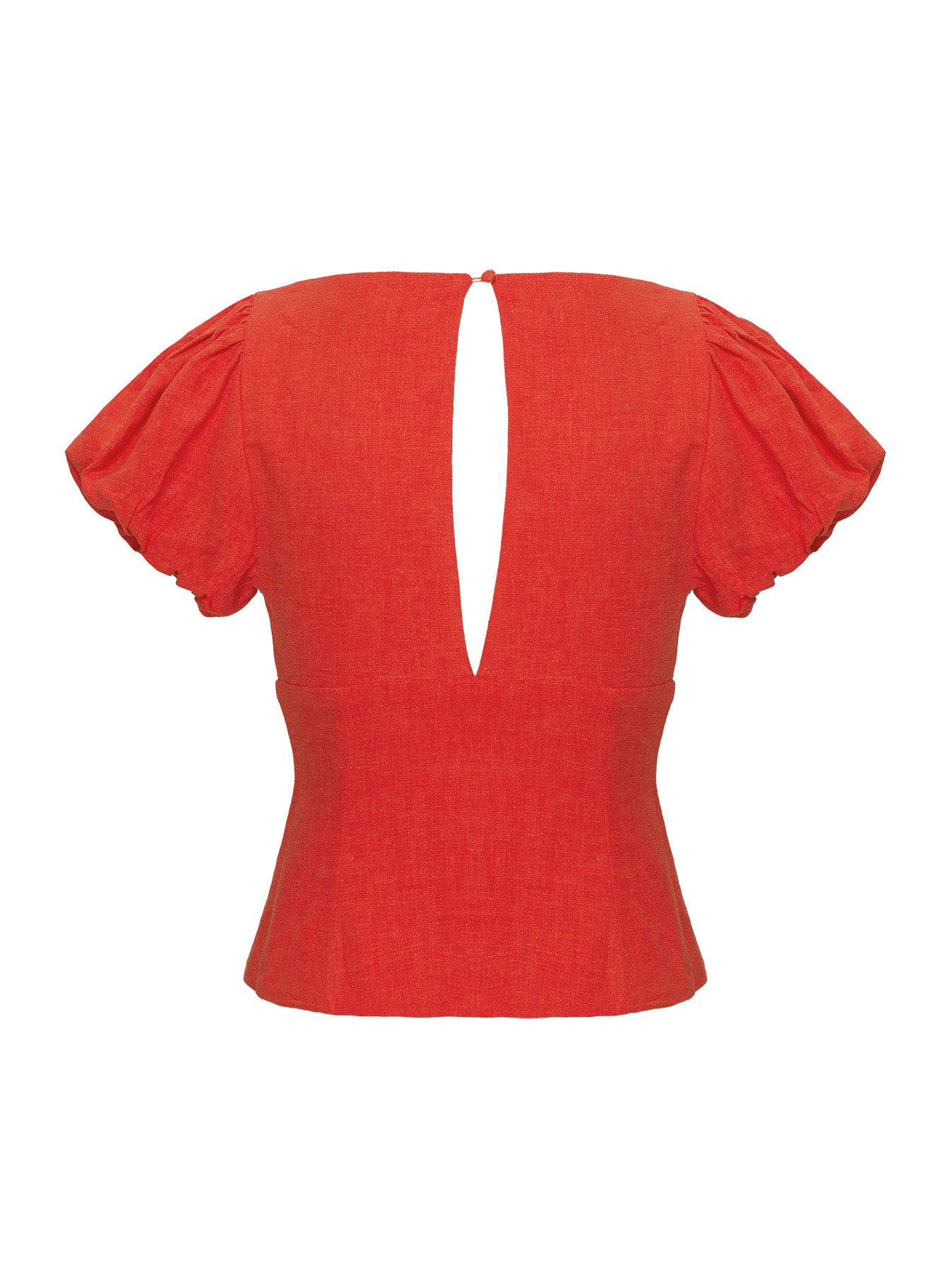 Wilhelmina Blouse Top Red Tumblr