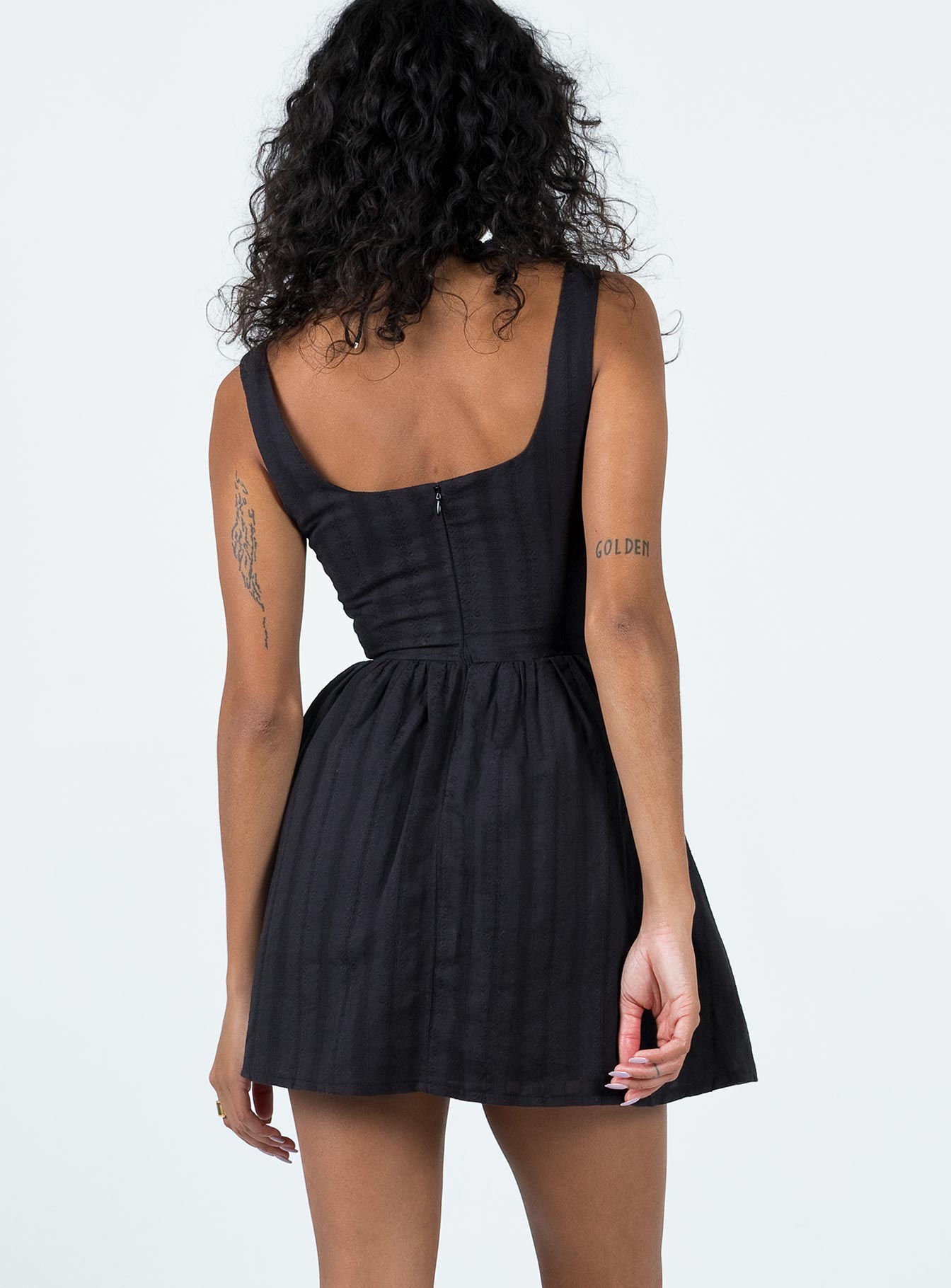 Lorinda Mini Dress Black Footlocker Finishline Online