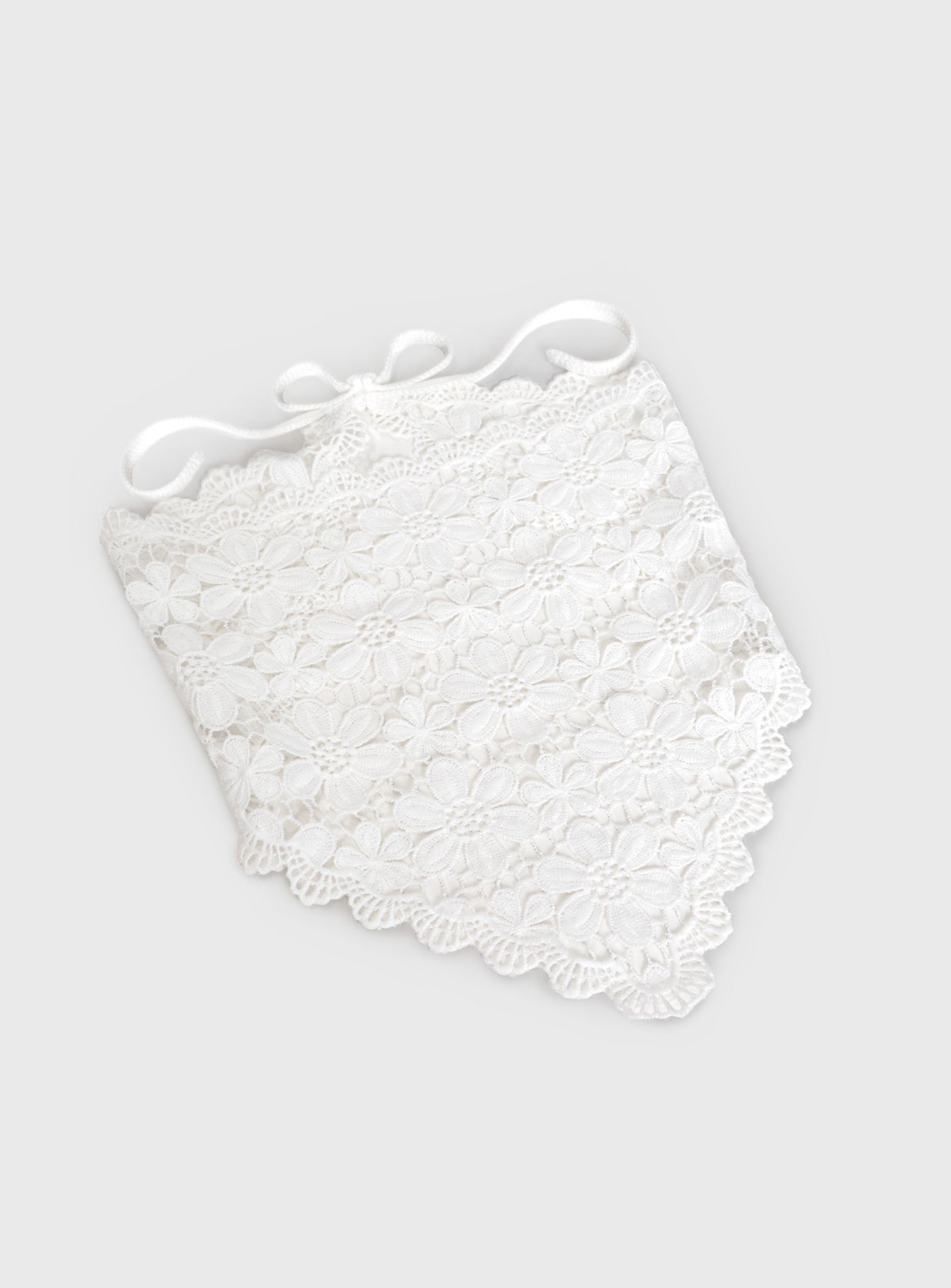 Pinot Lace Hair Scarf White Latest