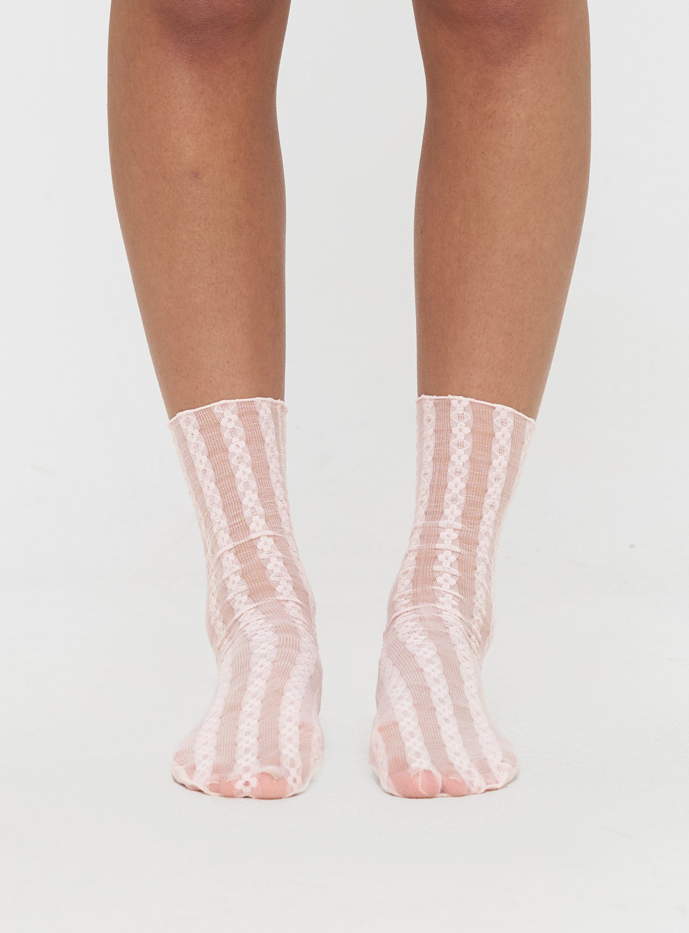 Spanlow Sheer Socks Pink Cheap Usa Stockist