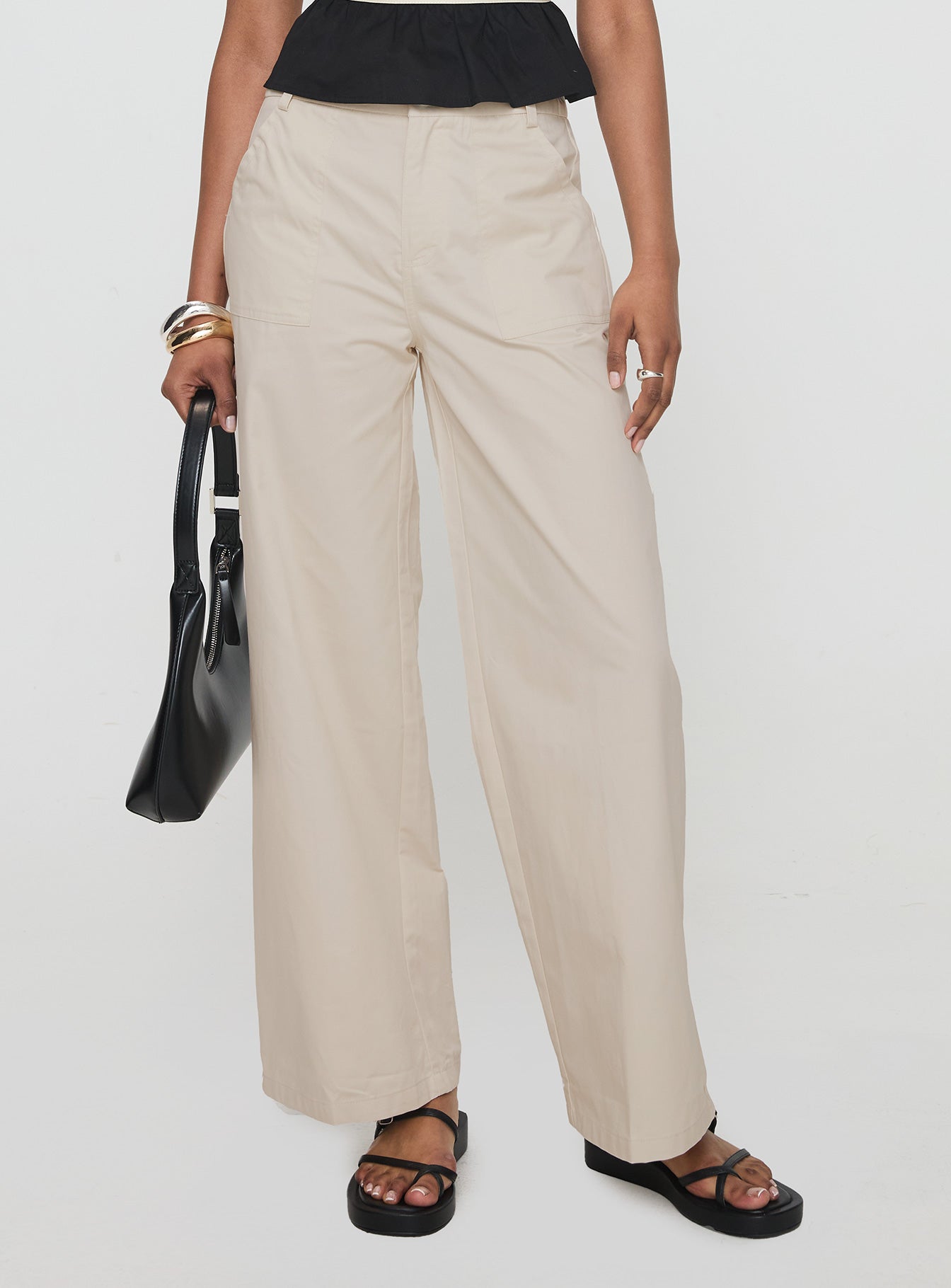 Scintillating Pants Beige 100% Original Sale Online