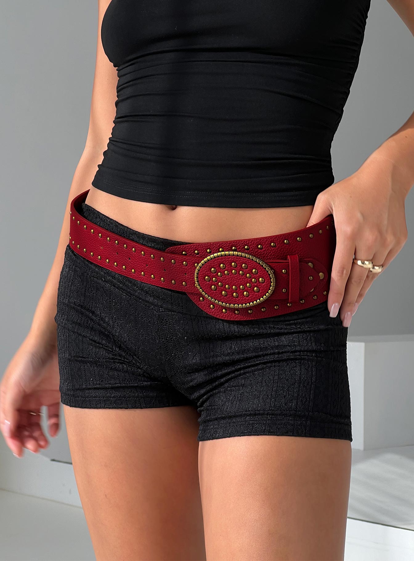 Elderwood Belt Red In China Online