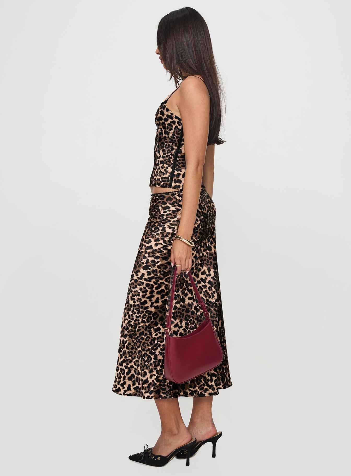 Enigmatic Maxi Skirt Leopard For Nice Cheap Price