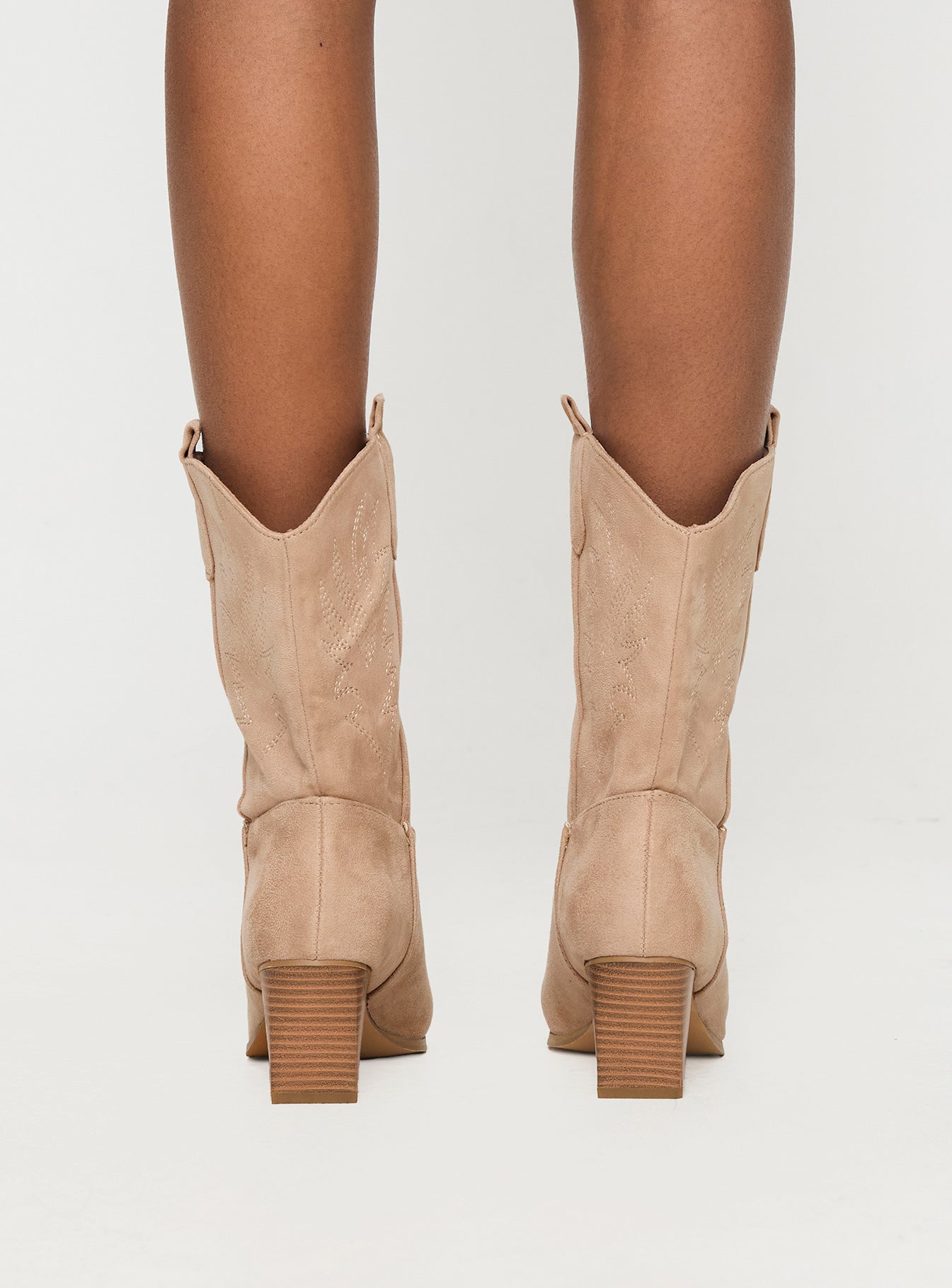 Jessie Cowboy Boots Beige Discount Best Pices