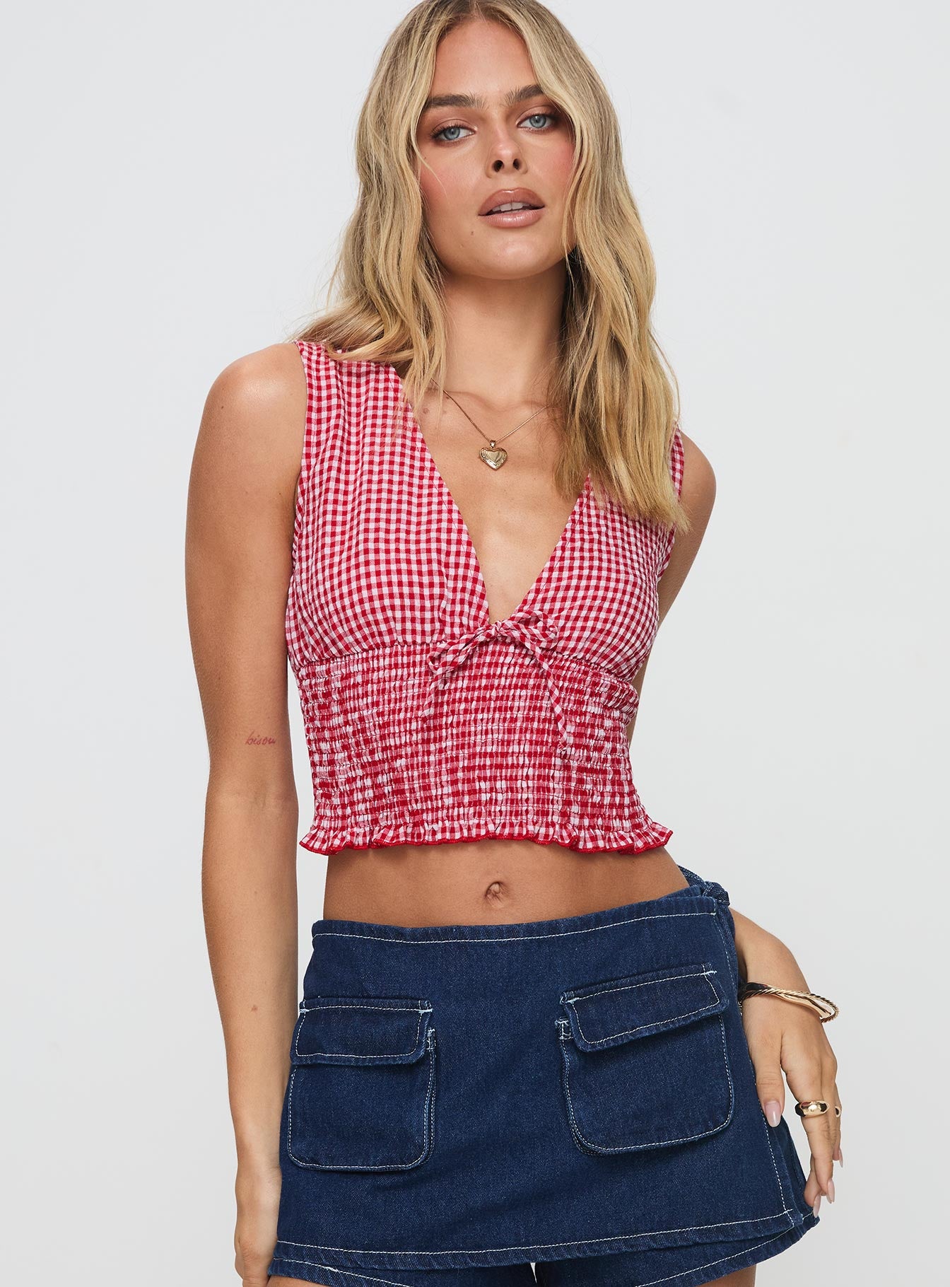 Mixing It Up Top Red / White Wholesale Pice For Sale