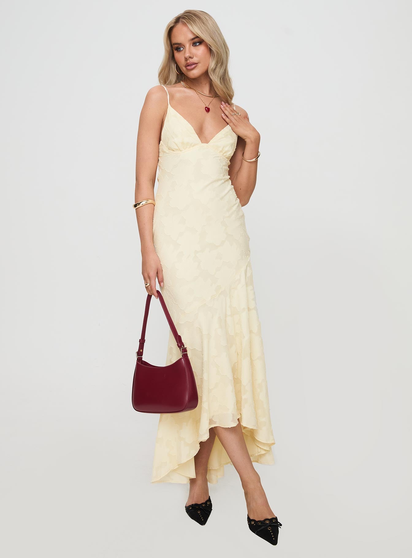 Cyrene Maxi Dress Lemon 2025 New Cheap Online