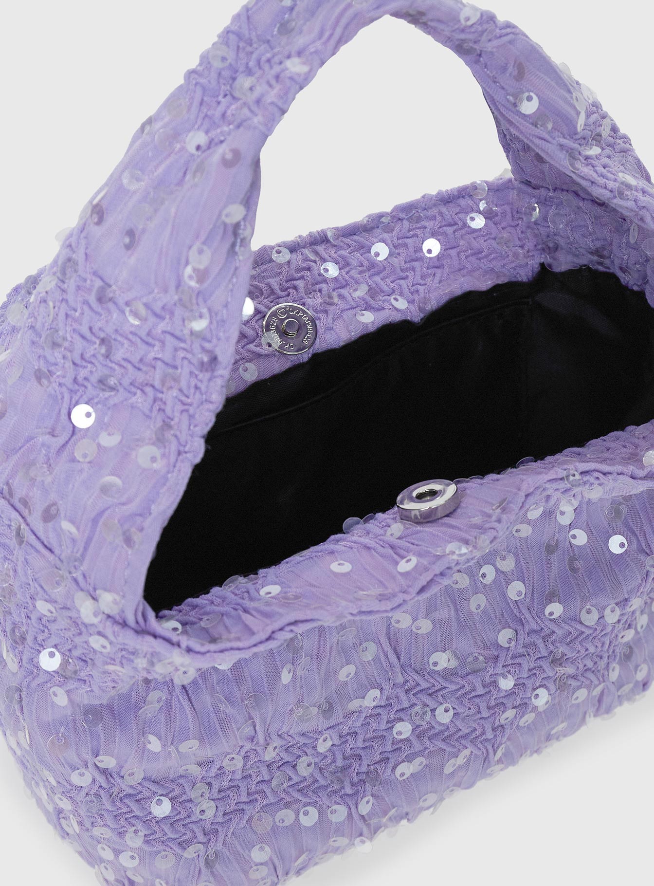 Pick Sides Sequin Bag Purple Cheap Sale Excellent