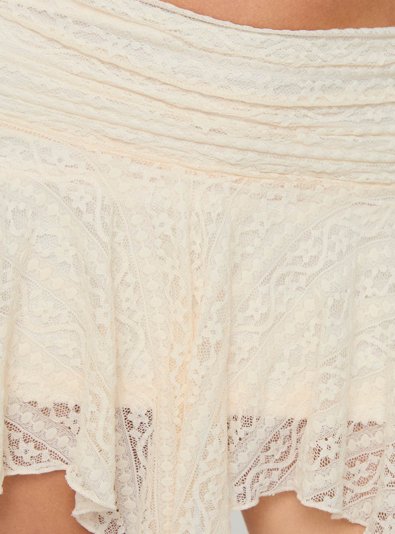 Lifas Lace Mini Skirt Cream Petite Shop For Online