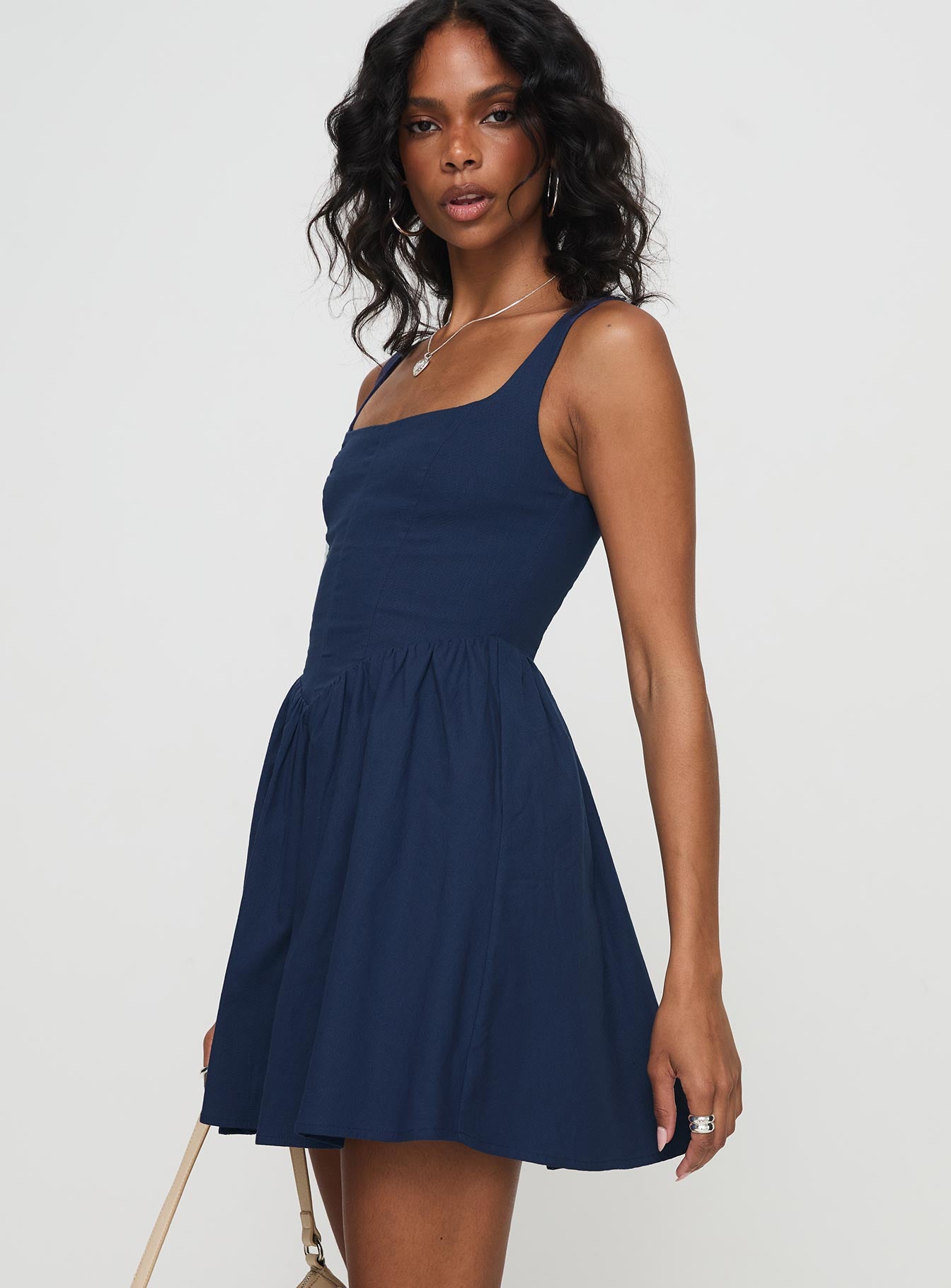 Martie Mini Dress Navy Recommend Cheap Online