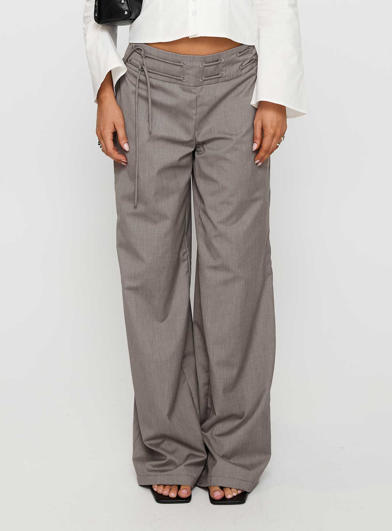 Just Have Fun Wide Leg Pant Grey Looking For